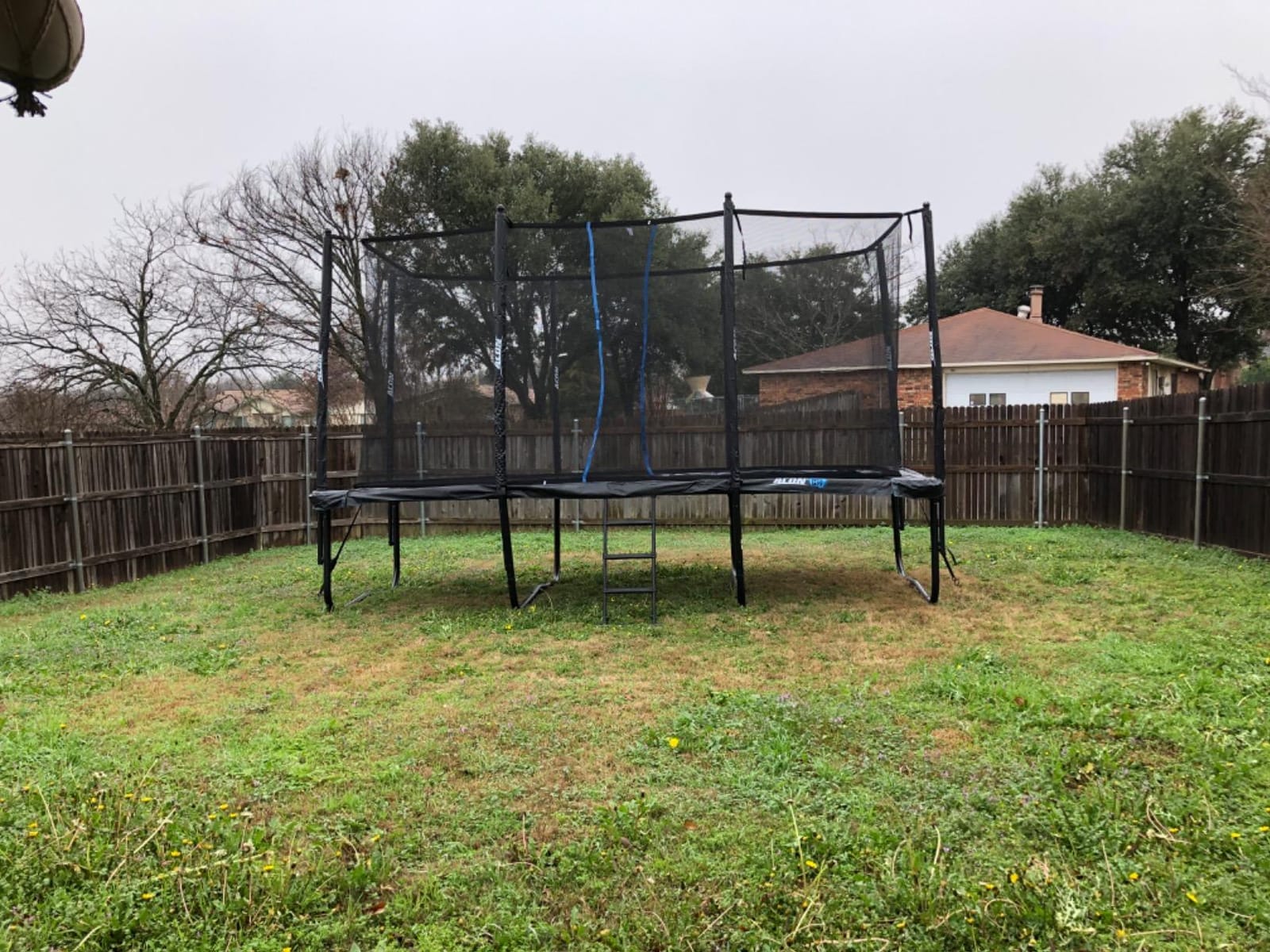 ACON Air 16 HD Rectangular Trampoline 17x9.8 ft, 140 HD Springs, Big rectangle trampoline for outdoor use, 330 lb capacity, enclosure & ladder, heavy duty steel frame, safemat protection customer photo 2