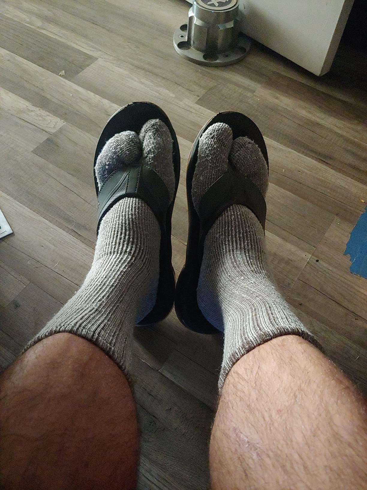 Time May Tell Mens Merino Wool Hiking Cushion Socks Thermal Warm Boot Socks | Moisture-Wicking, Breathable & Comfortable, Winter Crew Socks for Outdoors, 2/4 Pairs, Size 5-13 customer photo 1