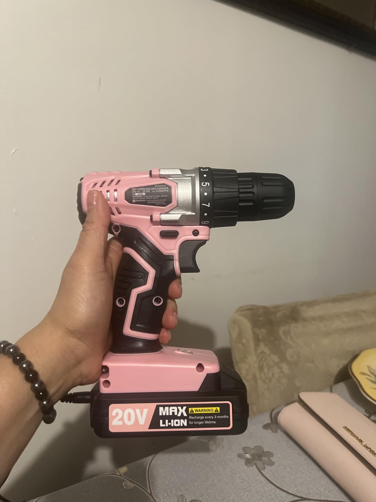 AVID POWER 20V Cordless Drill Set for Home DIY & Beginner Projects - Lightweight Power Drill with Battery Charger & 22 Bits, Variable Speed, 3/8
