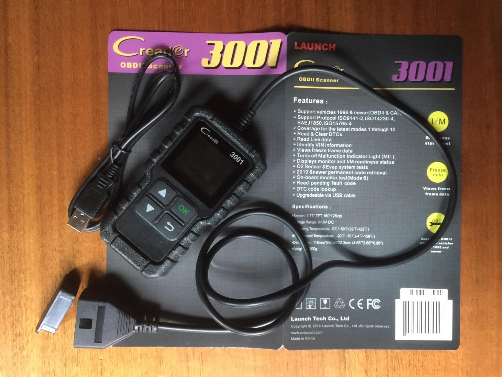 LAUNCH Creader 3001 OBD2 Scanner Check Engine Code Reader customer photo 1
