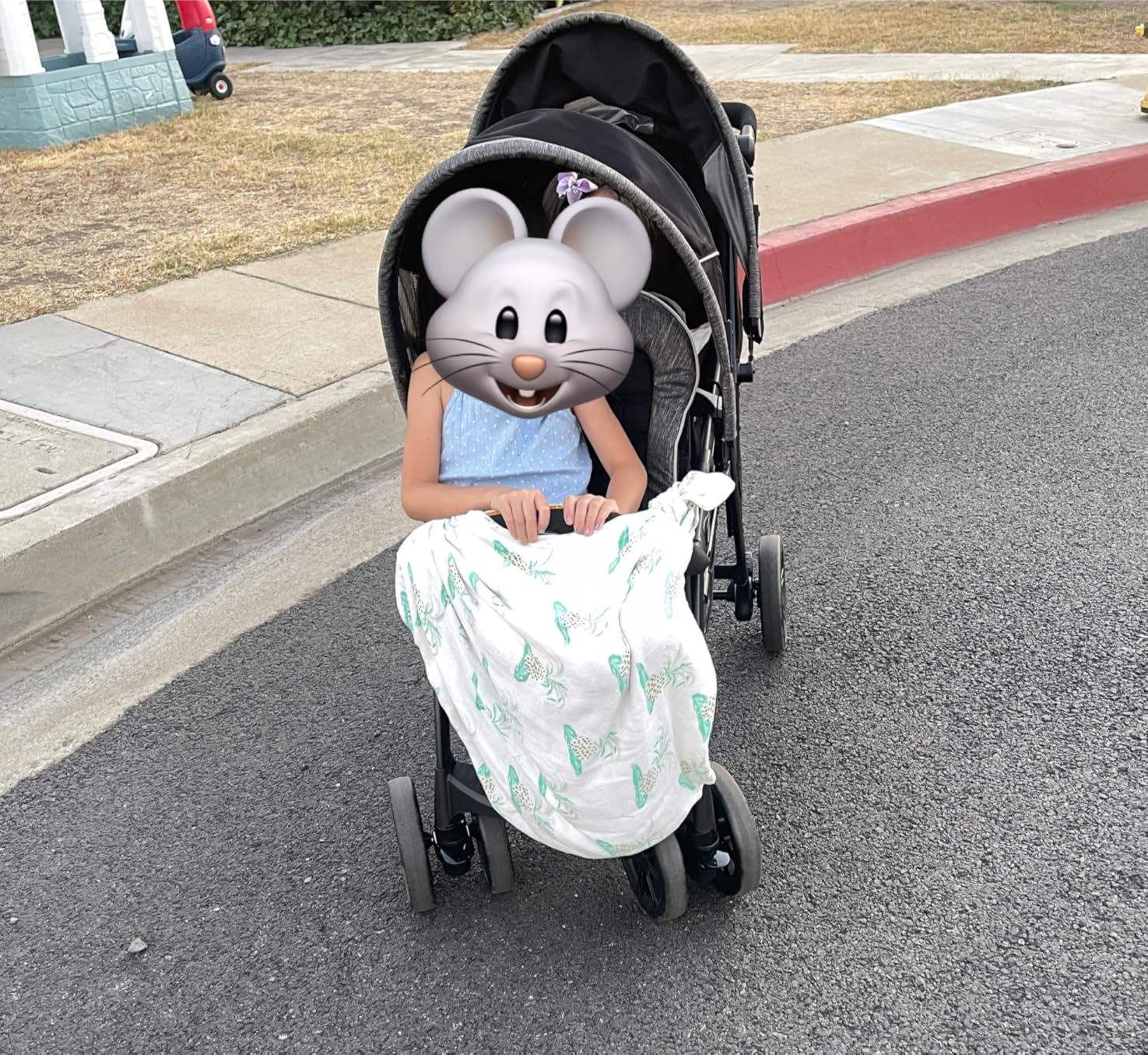 Chicco Cortina Together Double Stroller, 2-Seat, Foldable | Minerale/Black, 100% polyester, fits 2 Chicco KeyFit seats, all-wheel suspension, baby travel stroller customer photo 1