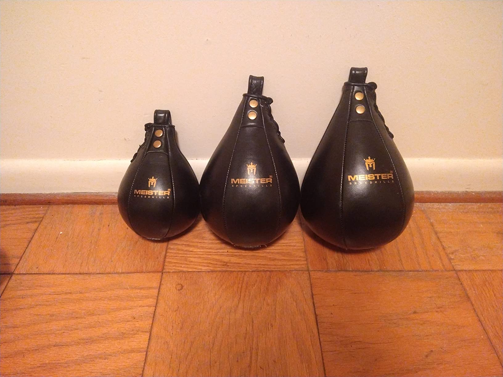 Meister SpeedKills Leather Speed Bag with Lightweight Latex Bladder | Hand-stitched and gyro-balanced for true rebounds, 100% genuine cowhide leather, lightweight SpeedKills bladder customer photo 2