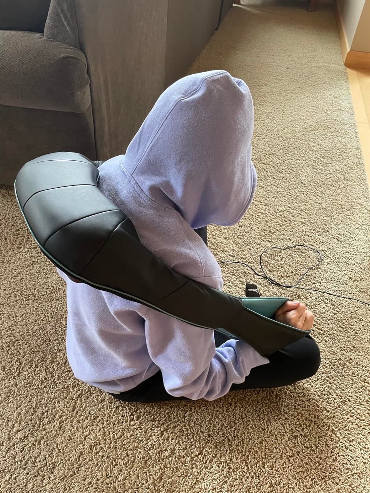 Mo Cuishle Shiatsu Neck Massager for Pain Relief Deep Tissue, Gifts for Men | Deep Kneading Back Shoulder Massage with Heat, Ideal for Christmas, Mothers Day, Fathers Day, Gifts for Women Mom Dad Her Him customer photo 1