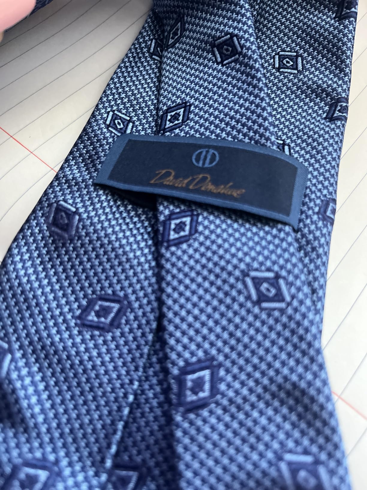 Men's 100% Italian Silk Neck Tie, Handmade in USA customer photo 2