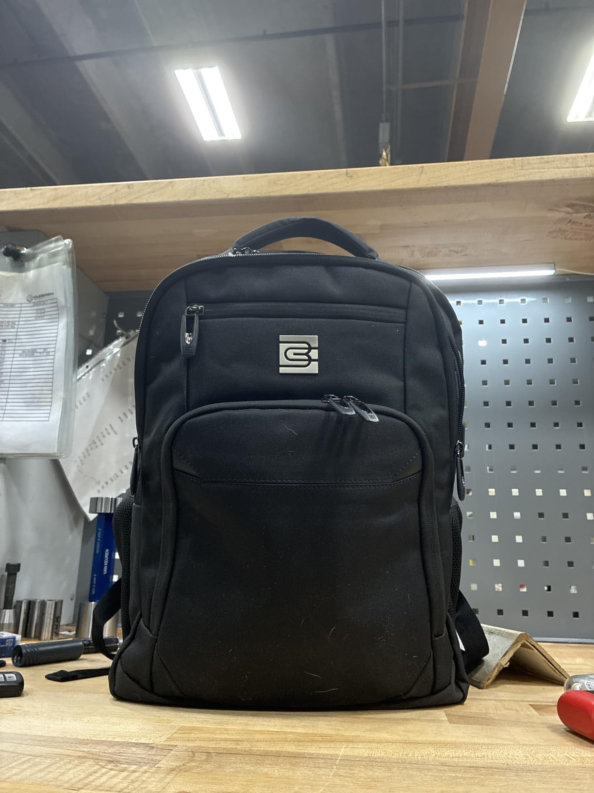 Volher Laptop Backpack, Business Travel Anti Theft Slim College Backpack | Water Resistant Durable Computer Bag Gift for Women & Men Fits 15.6 Inch Laptop and Notebook - Black customer photo 2