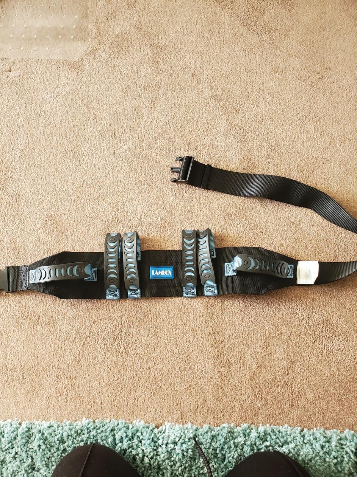 Patient Aid Gait Belt w/Handles, Transfer & Lift Aid for Elderly & Therapy | Padded Handles for Secure Grip | Quick-Release Buckle | Transfer & Lift Assist for Elderly, PT & Rehab | Anti-Slip customer photo 2