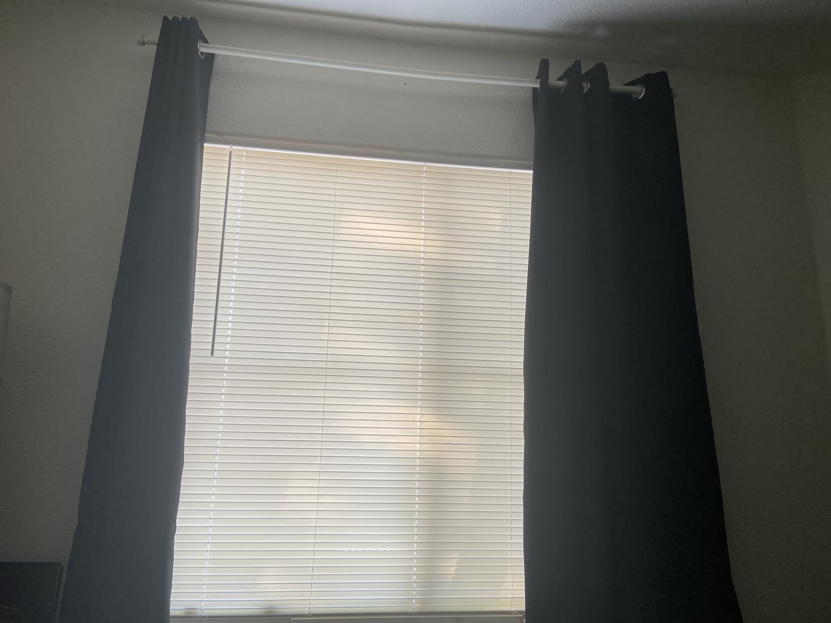 LEMOMO Blackout Curtains 52 x 84 inches Long Black Curtains Set of 2 Panels Thermal Insulated Room Darkening Curtains for Bedroom customer photo 2
