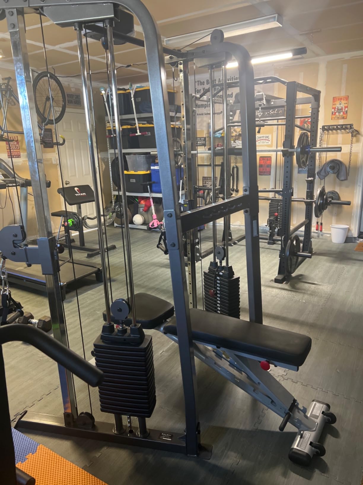 Body-Solid Powerline Cable Crossover Exercise Machine for Home & Commercial Gym, Functional Training Center with Dual Weights Stack for Cable Workout customer photo 2