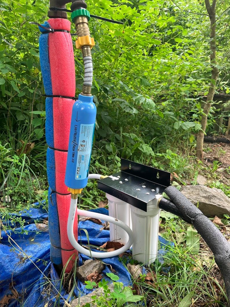 Beech Lane External RV Dual Water Filter System, Leak-Free Brass Fittings, Mounting Bracket and Two Filters Included, Sturdy Construction is Built to Last customer photo 2