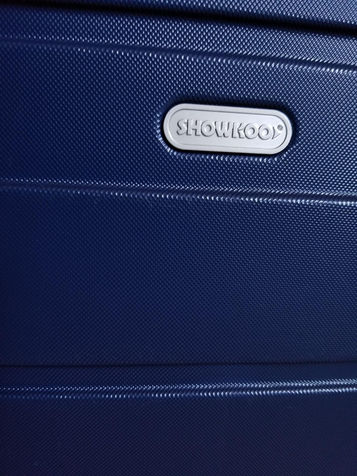 SHOWKOO G-Series Luggage set 3pcs, 100% PC Durable Hardshell Suitcase, Expandable, Lightweight, Smoother Spinner Wheels, YKK Zipper, TSA Lock, Family Travel (Deep Blue, 20/24/28in) customer photo 2