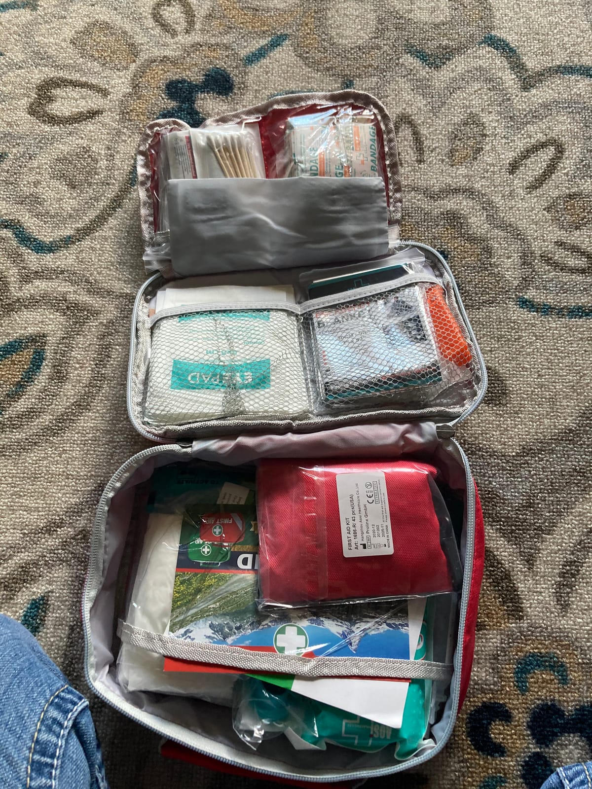 General Medi 2-in-1 First Aid Kit (215 Piece Set) + 43 Piece Mini First Aid Kit - Includes Ice (Cold) Pack, Moleskin Pad and Emergency Blanket for Travel, Home, Office, Car, Workplace customer photo 1