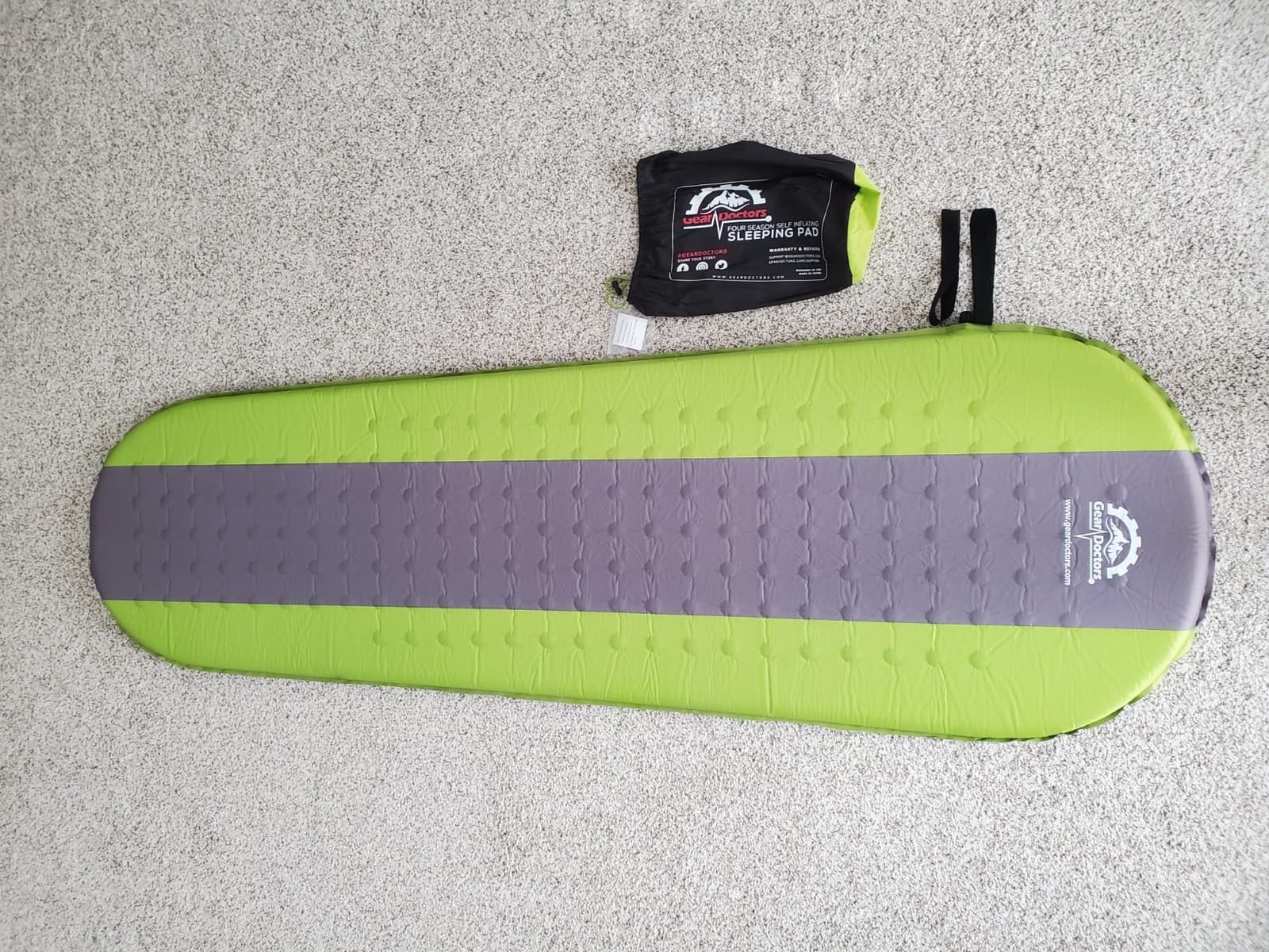Gear Doctors Oxylus 4.3 R-Value Insulated Foam Self Inflating Sleeping Pad Camping customer photo 1