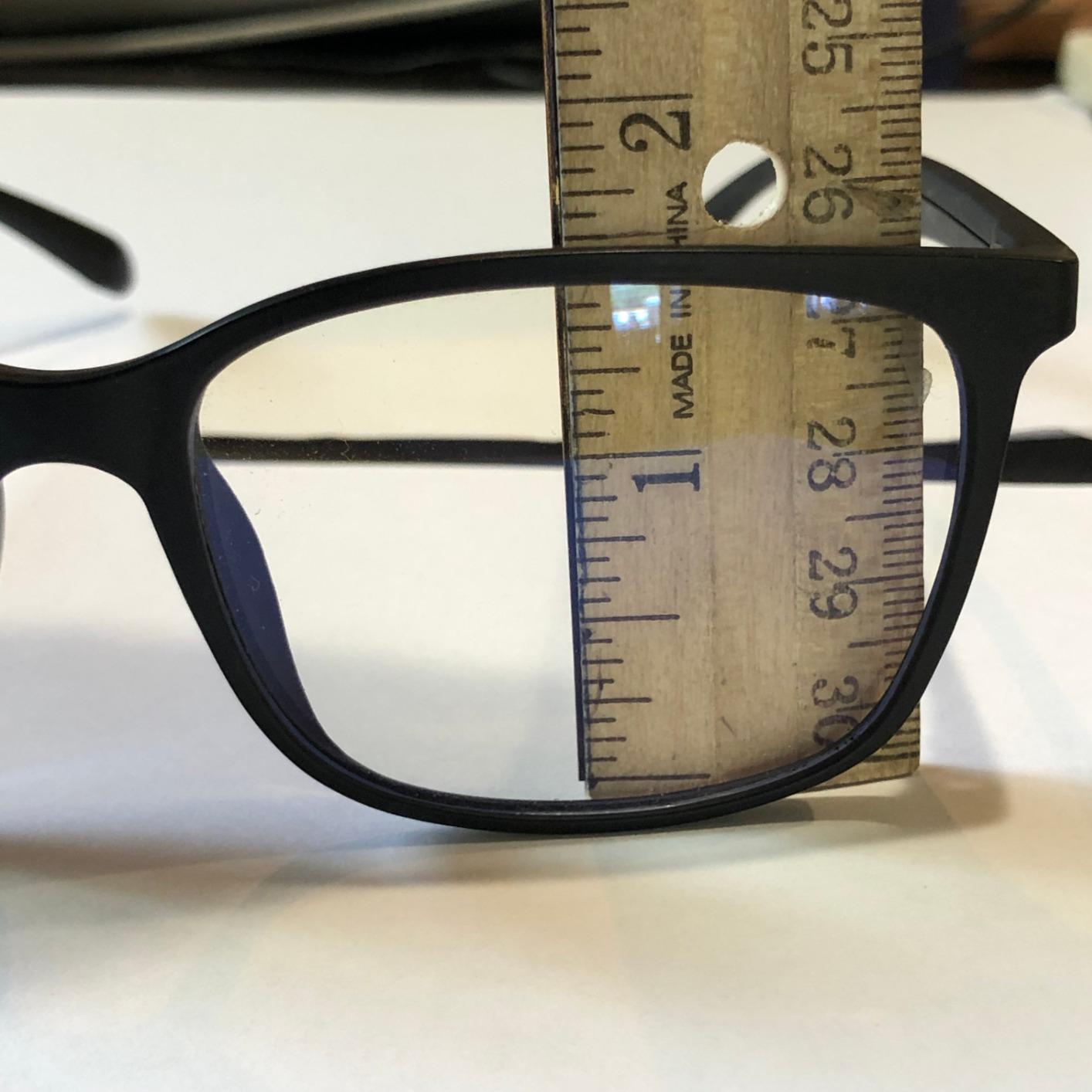 ANRRI Blue Light Blocking Glasses, Anti Eyestrain Lens Lightweight Frame Eyeglasses, Black, Men/Women customer photo 2