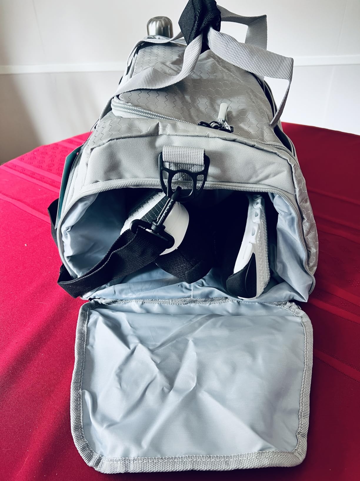 Ultimate Gym Bag 2.0: The Durable Crowdsource Designed Duffel Bag with 10 Optimal Compartments Including Water Resistant Pouch customer photo 1