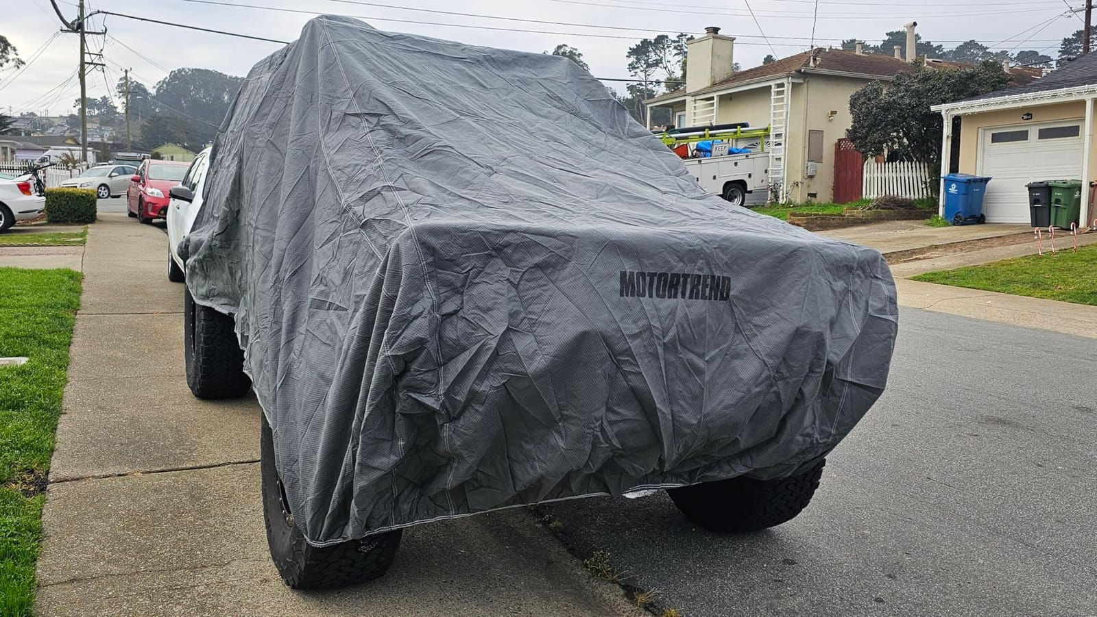 Motor Trend 4-Layer 4-Season Auto (Waterproof Outdoor UV Protection for Heavy Duty Use Full Car Cover for Vans, SUVs, Crossovers up to 185