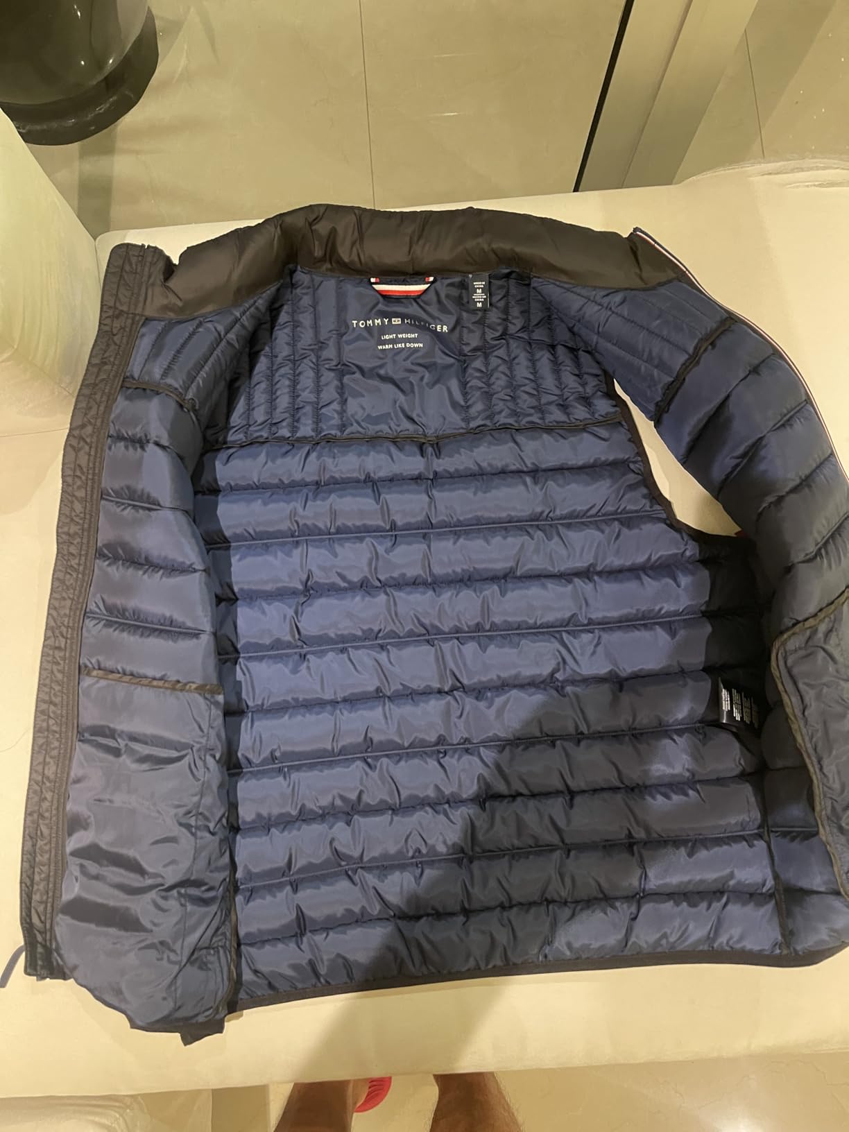 Tommy Hilfiger Men's Lightweight Packable Puffer Vest Jacket customer photo 2