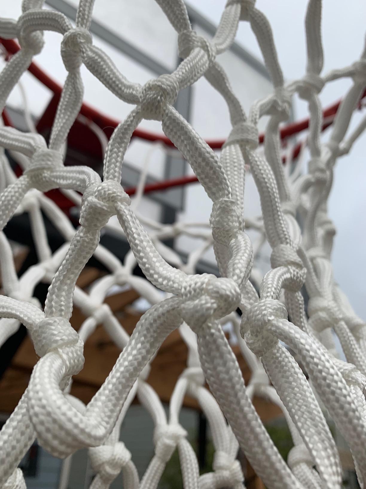 Premium Quality Professional Heavy Duty Basketball Net Replacement - All Weather Anti Whip, Fits Standard Indoor or Outdoor 12 Loops Rims customer photo 2