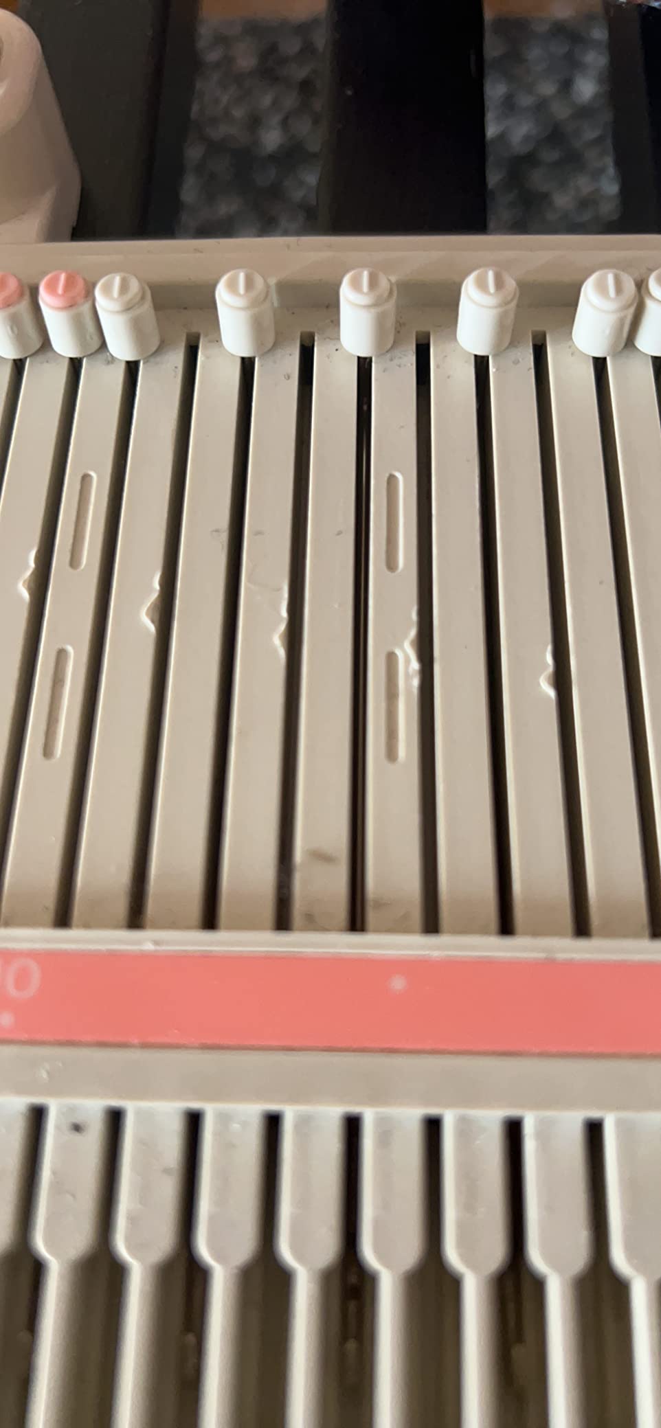 LK150 6.5mm Mid Gauge Plastic Domestic Knitting Machine Includes Yarn Needles Accessories for Adults/Kids customer photo 1