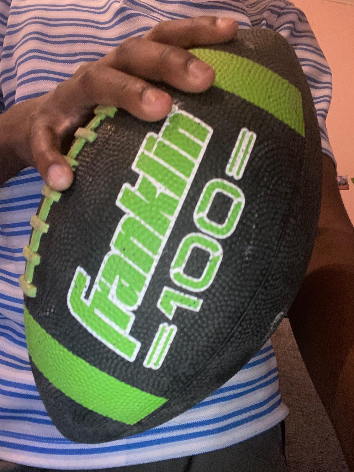 Franklin Sports Kids Grip-Rite 100 Junior Football customer photo 2