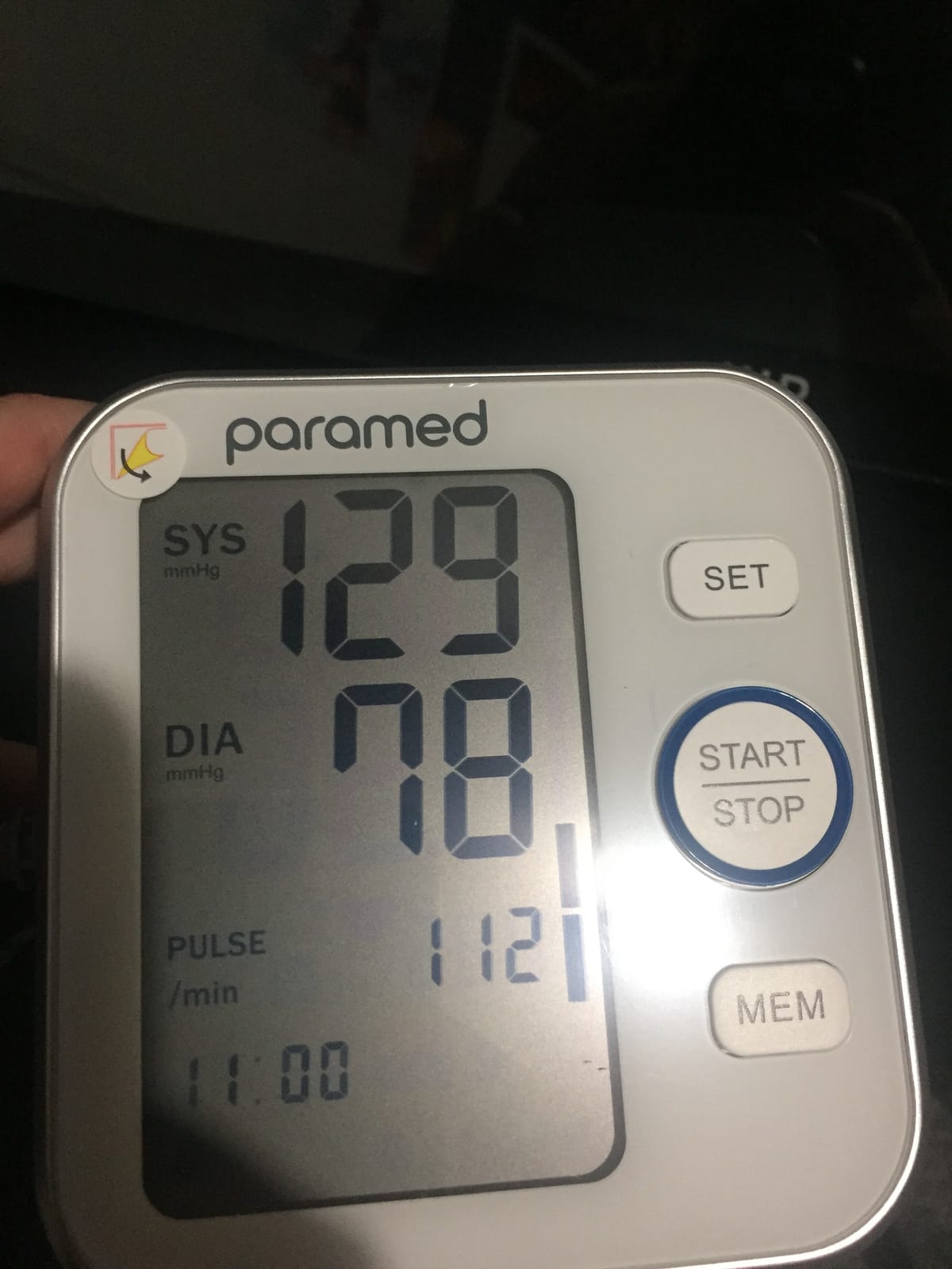 Paramed Blood Pressure Monitor - Bp Machine - Automatic Upper Arm Blood Pressure Cuff 8.7-16.5 inches - Large LCD Display 120 Sets Memory - Device Bag & Batteries Included customer photo 2
