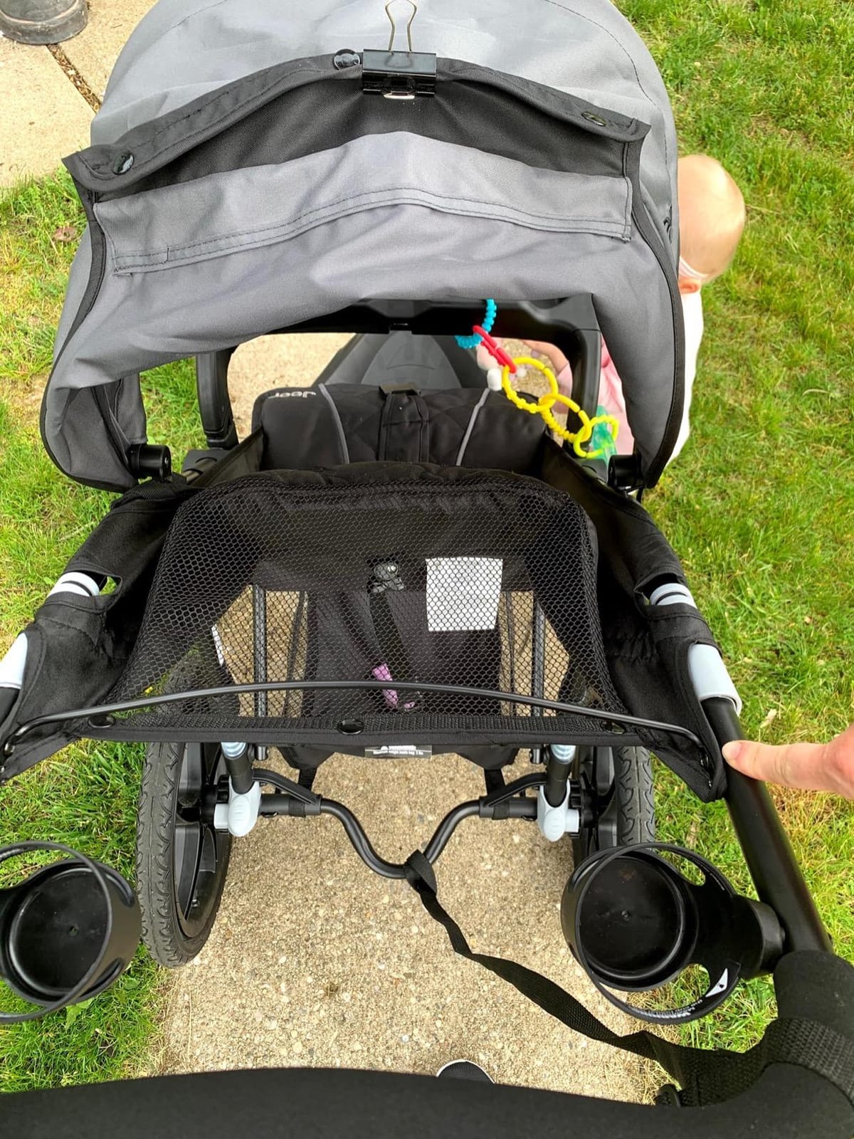 Jeep Classic Jogging Stroller by Delta Children, Grey customer photo 2