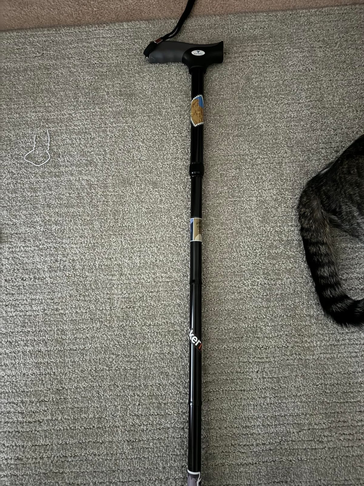 FSA/HSA Eligible, Vaunn Medical Easy Grip Height Adjustable Folding Cane/Walking Stick with Strap/Pouch customer photo 1