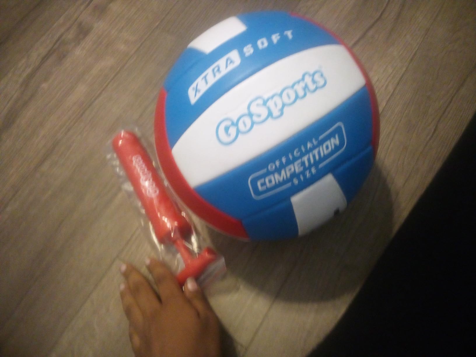 GoSports Soft Touch Recreational Volleyball - Single or 6 Pack - Regulation Size for Indoor or Outdoor Play - Includes Ball Pump customer photo 1