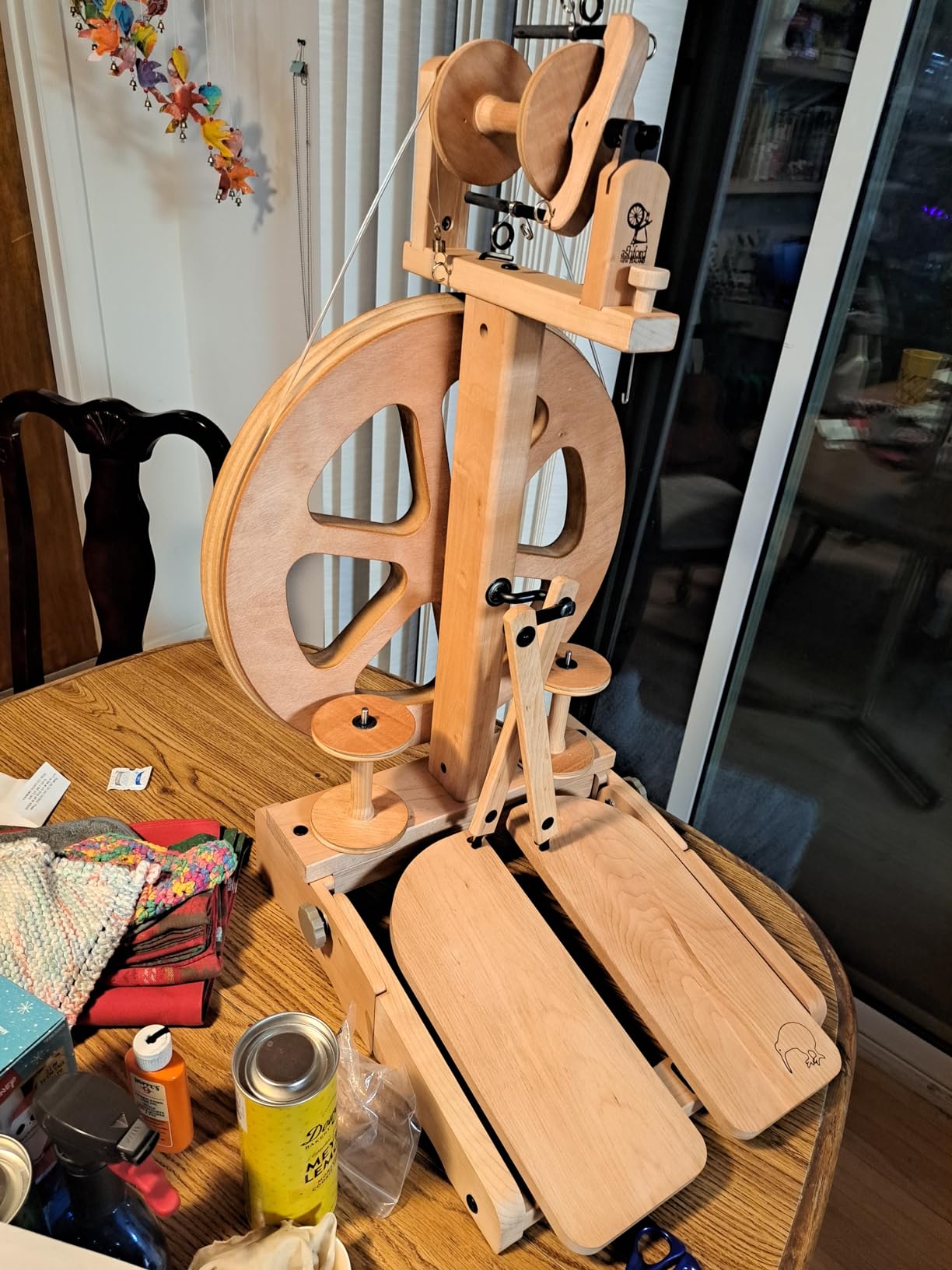 Kiwi Spinning Wheel 3 Lacquered customer photo 1