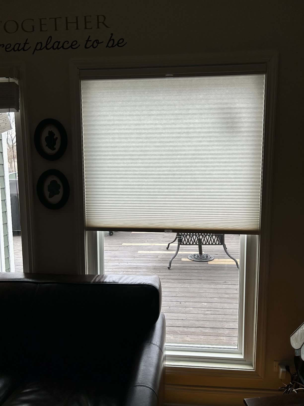 BlindsAvenue Cordless Top Down Bottom Up Cellular Honeycomb Shade, 9/16