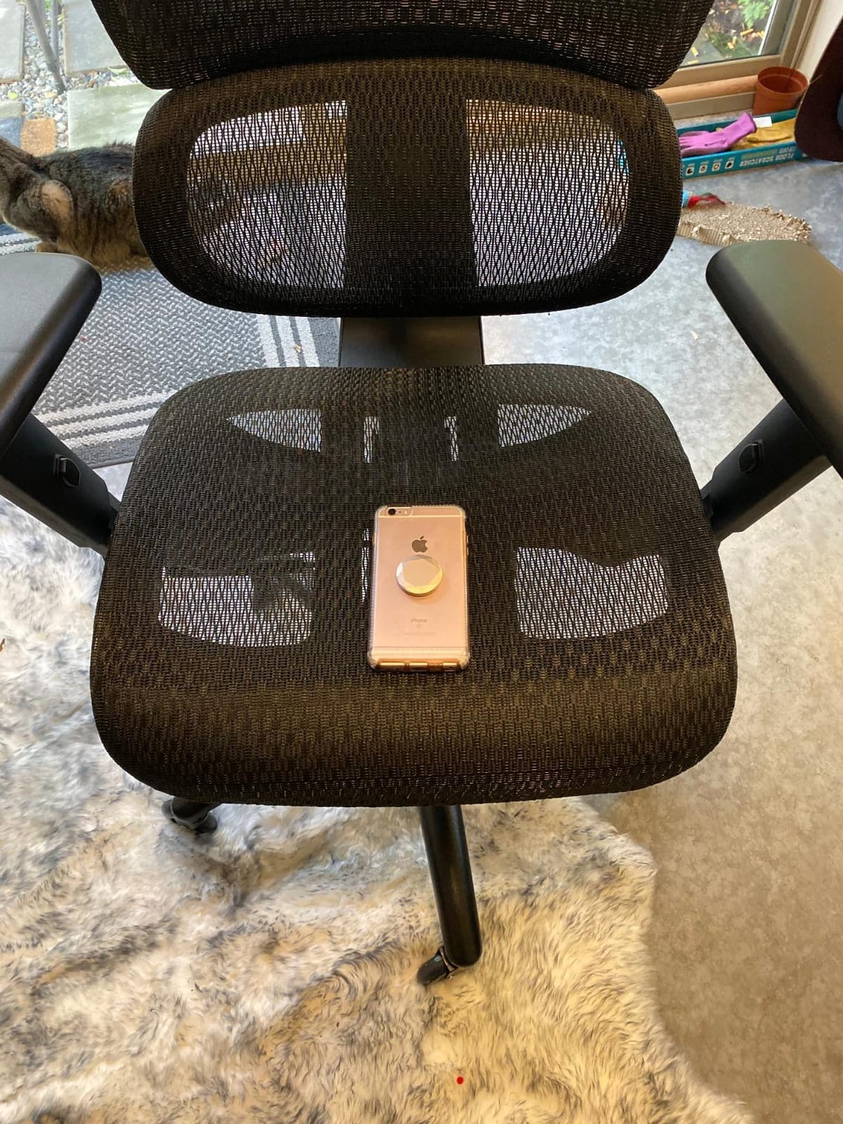 Nouhaus Ergo3D Ergonomic Office Chair Lumbar Support Mesh Office Chair with 4D Adjustable Armrest, Adjustable Headrest and Wheels, Mesh High Back Home Office Desk Chairs (Black) customer photo 1