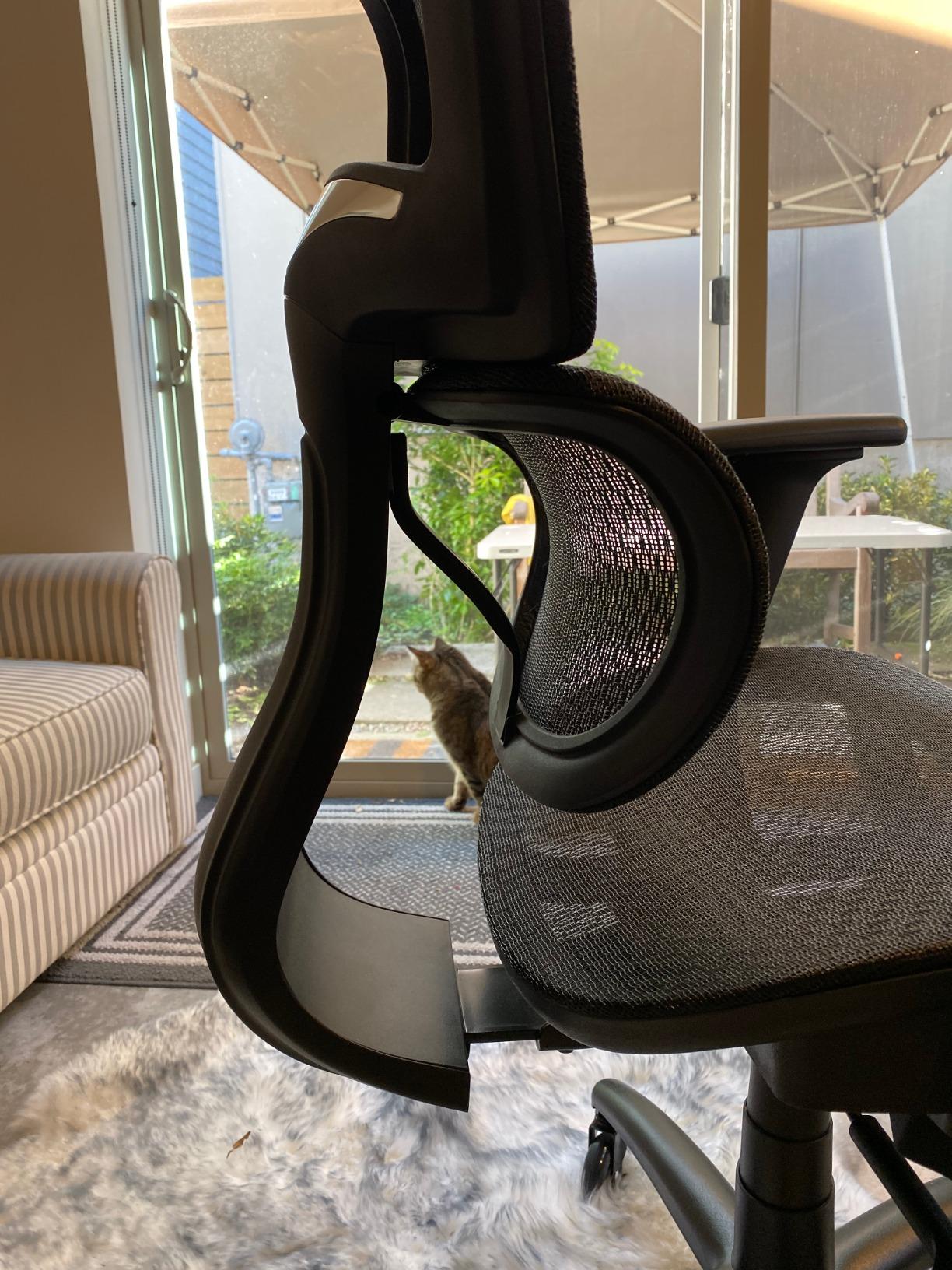 Nouhaus Ergo3D Ergonomic Office Chair Lumbar Support Mesh Office Chair with 4D Adjustable Armrest, Adjustable Headrest and Wheels, Mesh High Back Home Office Desk Chairs (Black) customer photo 2