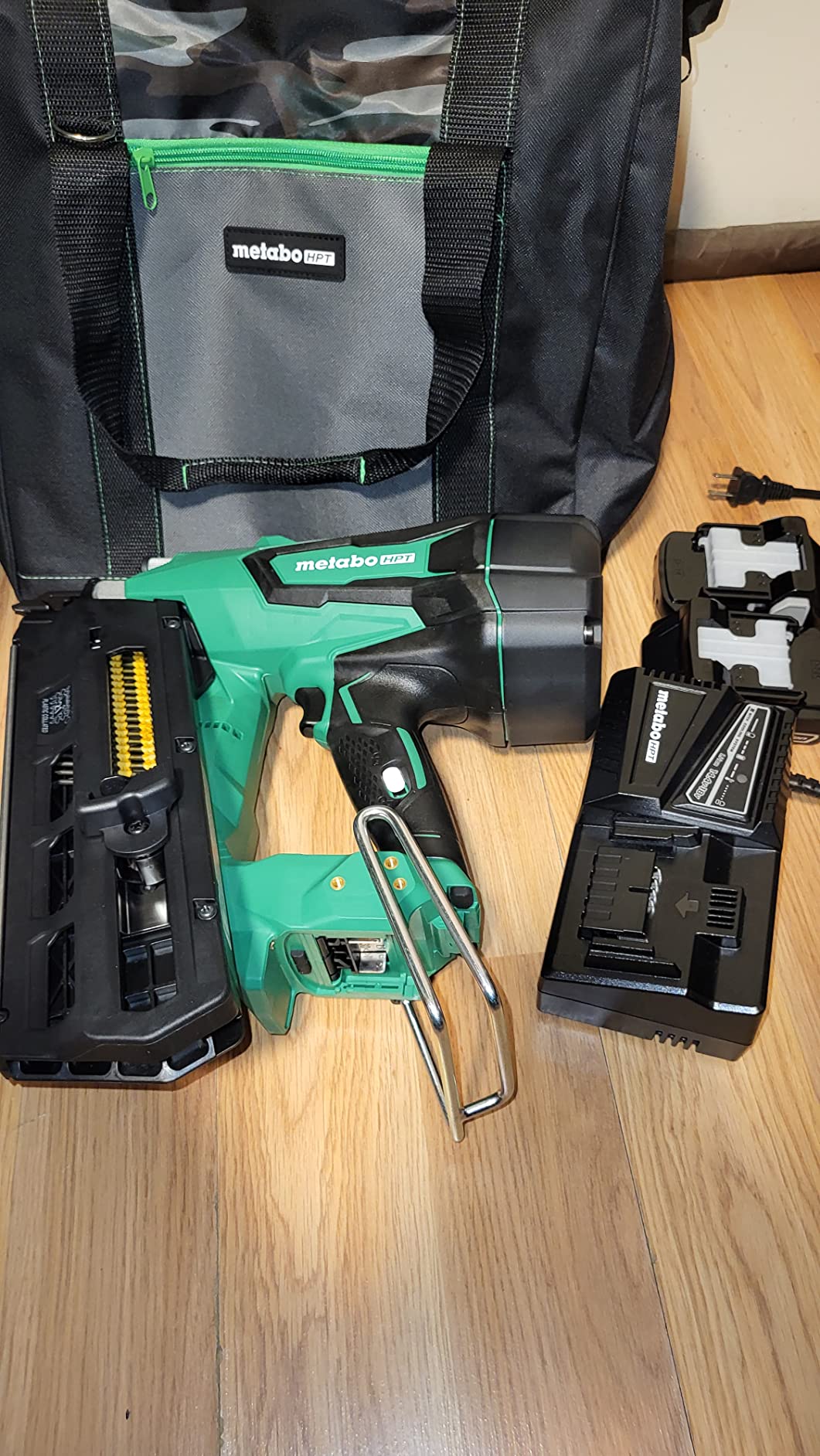 Metabo HPT Cordless Framing Nailer Kit, 18V, Brushless Motor, 2