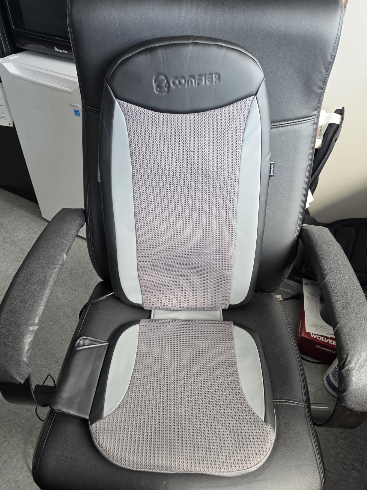 COMFIER Shiatsu Back Massager with Heat, Deep Tissue Kneading Massage Seat Cushion for Full Back customer photo 1