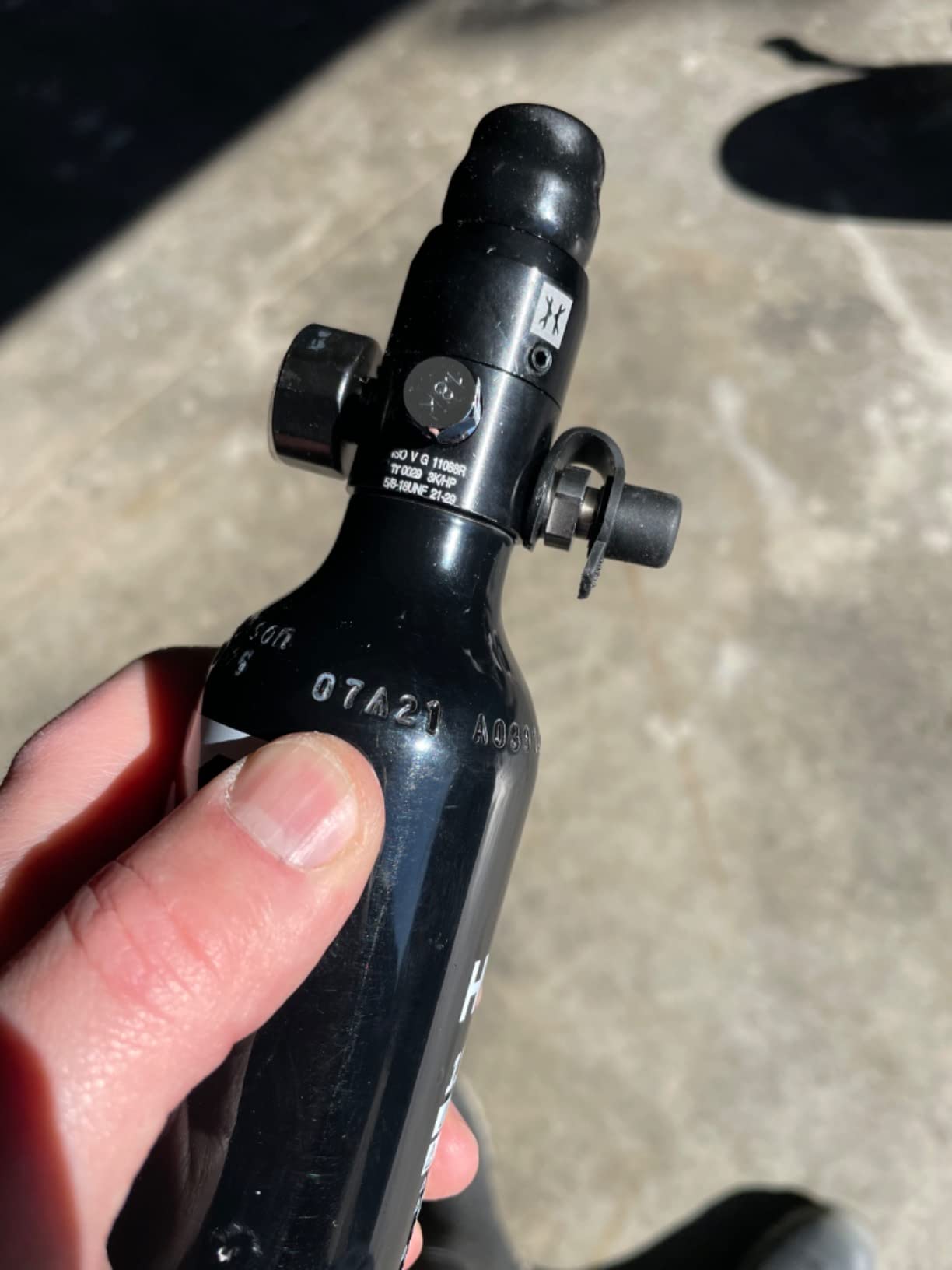 HK Army Aluminum Compressed Air HPA Paintball Tank Air Systems - Standard Regulator customer photo 2