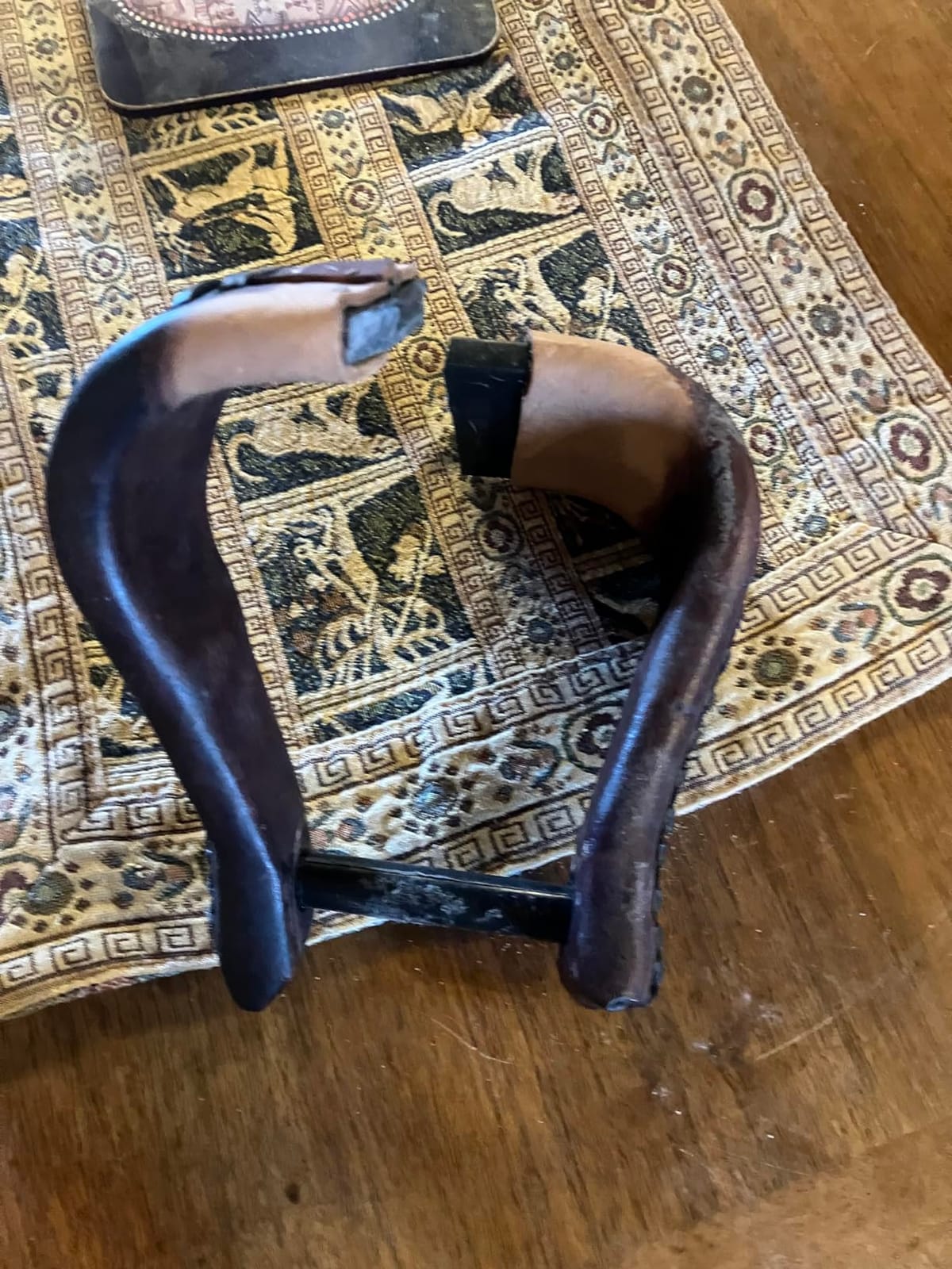 HILASON Hand-Tooled Flex Tree Western Saddle Trail Pleasure Riding Full Grain Leather Brown customer photo 1