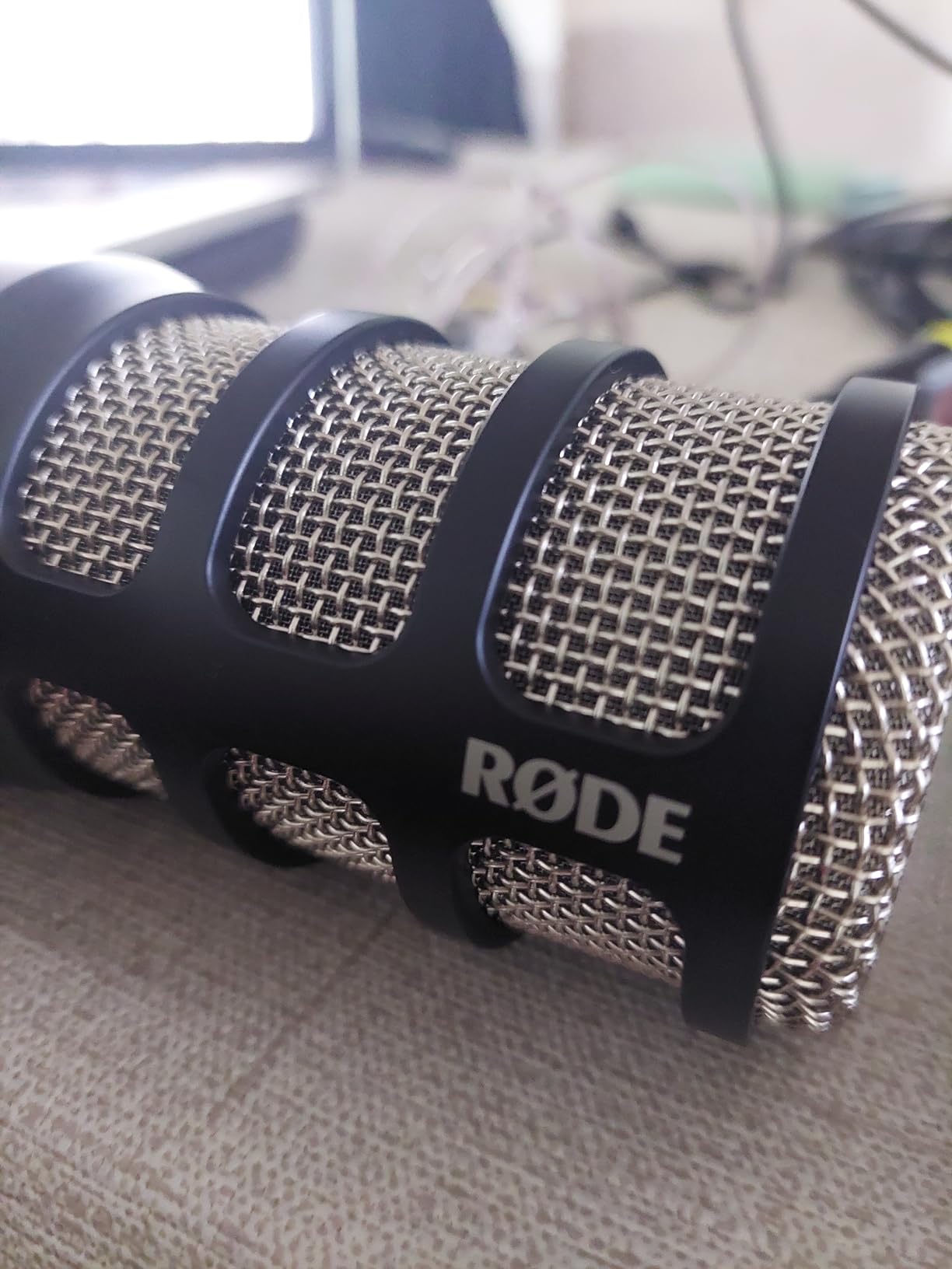 RØDE PodMic Cardioid Dynamic Broadcast Microphone - XLR Output for Podcasting, Streaming and Recording customer photo 1