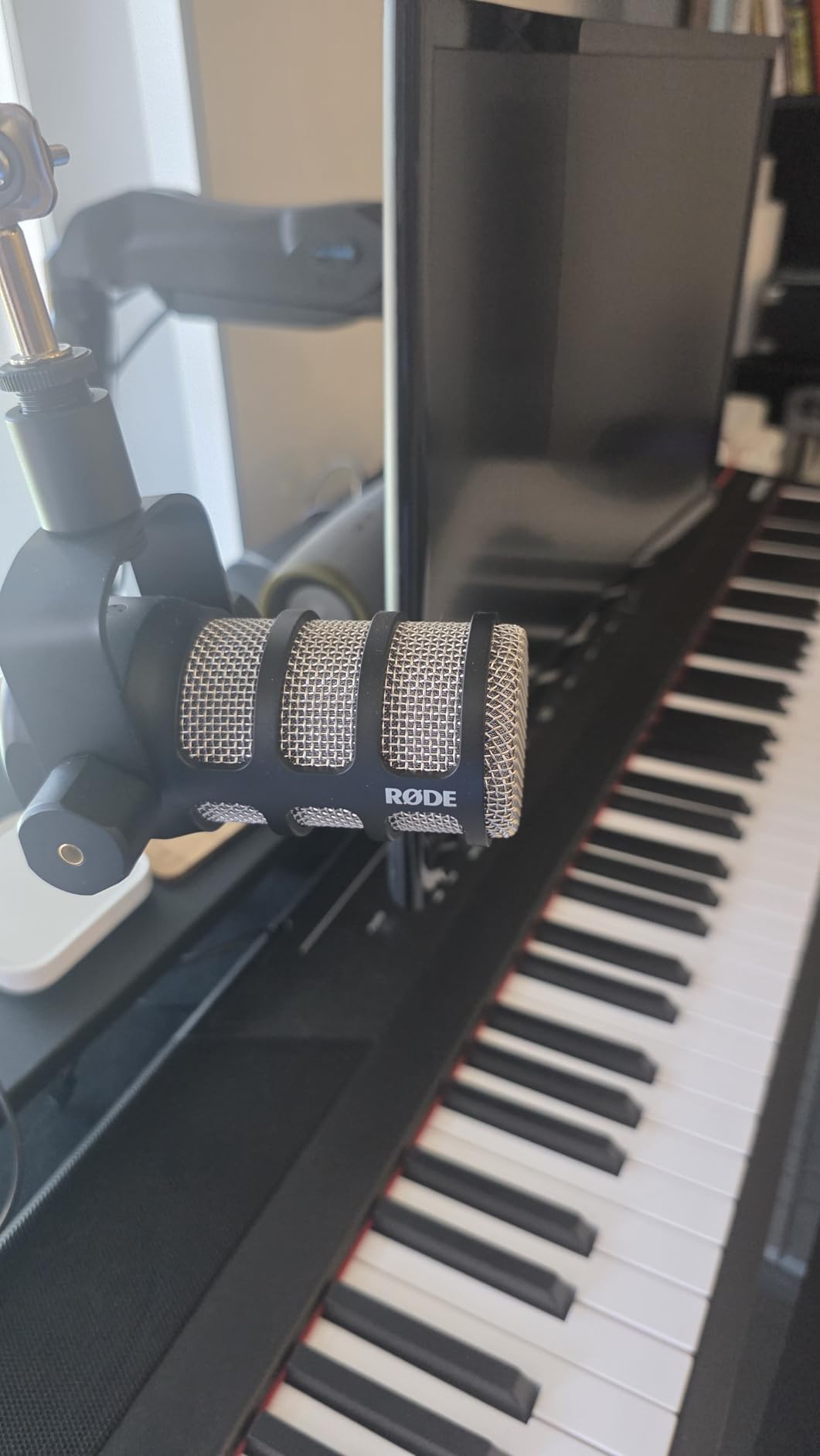 RØDE PodMic Cardioid Dynamic Broadcast Microphone - XLR Output for Podcasting, Streaming and Recording customer photo 2