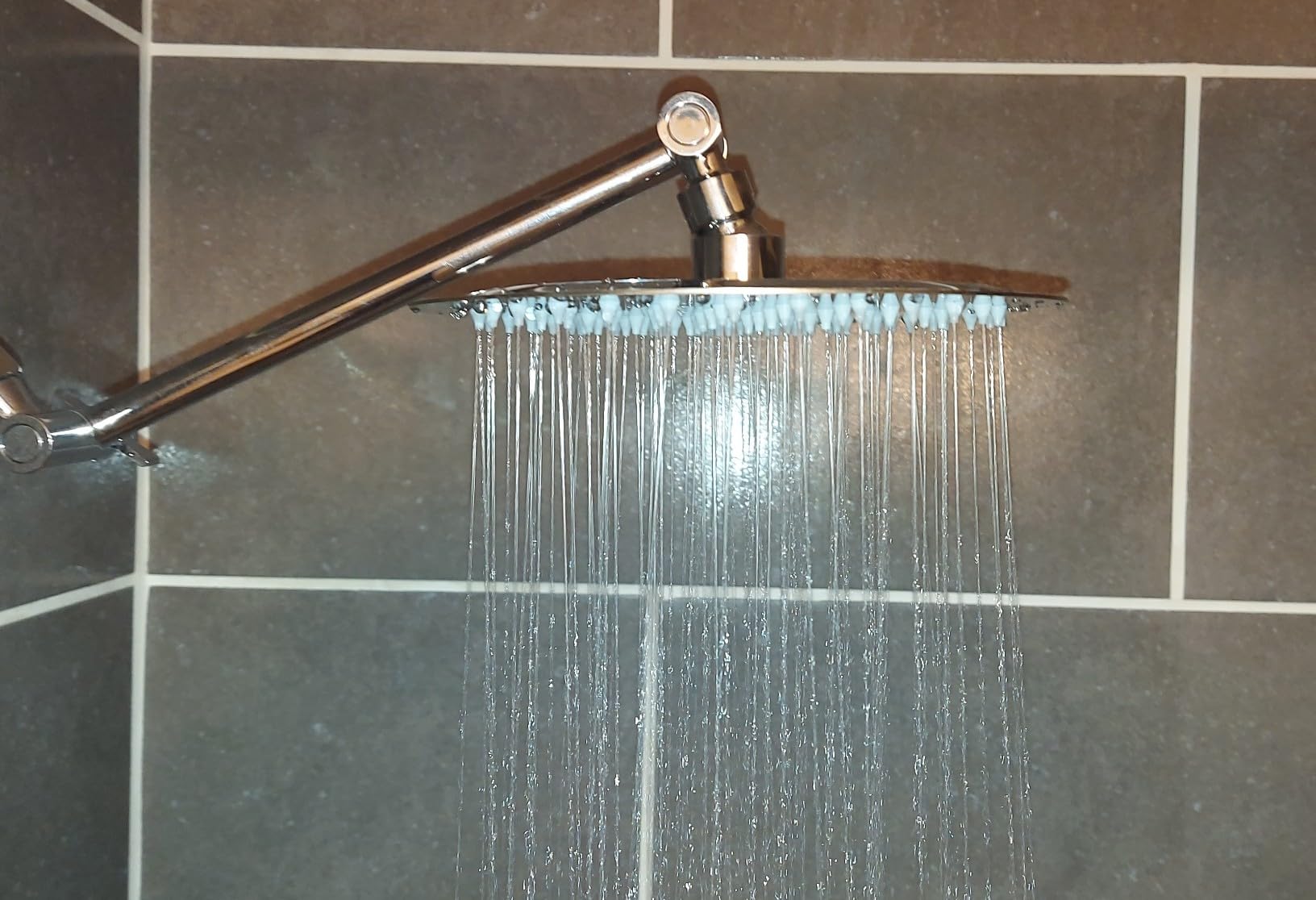 NearMoon Rain Shower Head, Ultra-Thin Design-Pressure Boosting, High Flow Stainless Steel Rainfall Head (8 Inch, Chrome Finish) customer photo 2