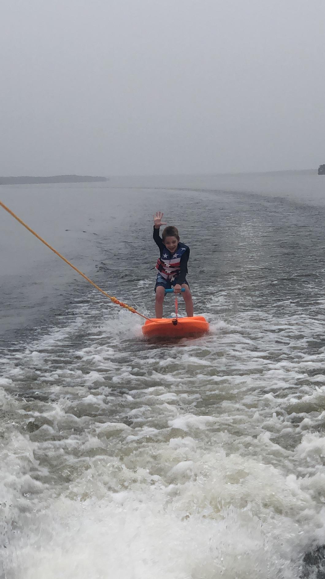 ZUP Coast Board All-in-One Kid's Wakeboard, Trainer Board, Kneeboard, and Water Skis with Rope Handle, Ideal for Water Sports and Boating, Perfect for Beginners and Young Riders customer photo 2