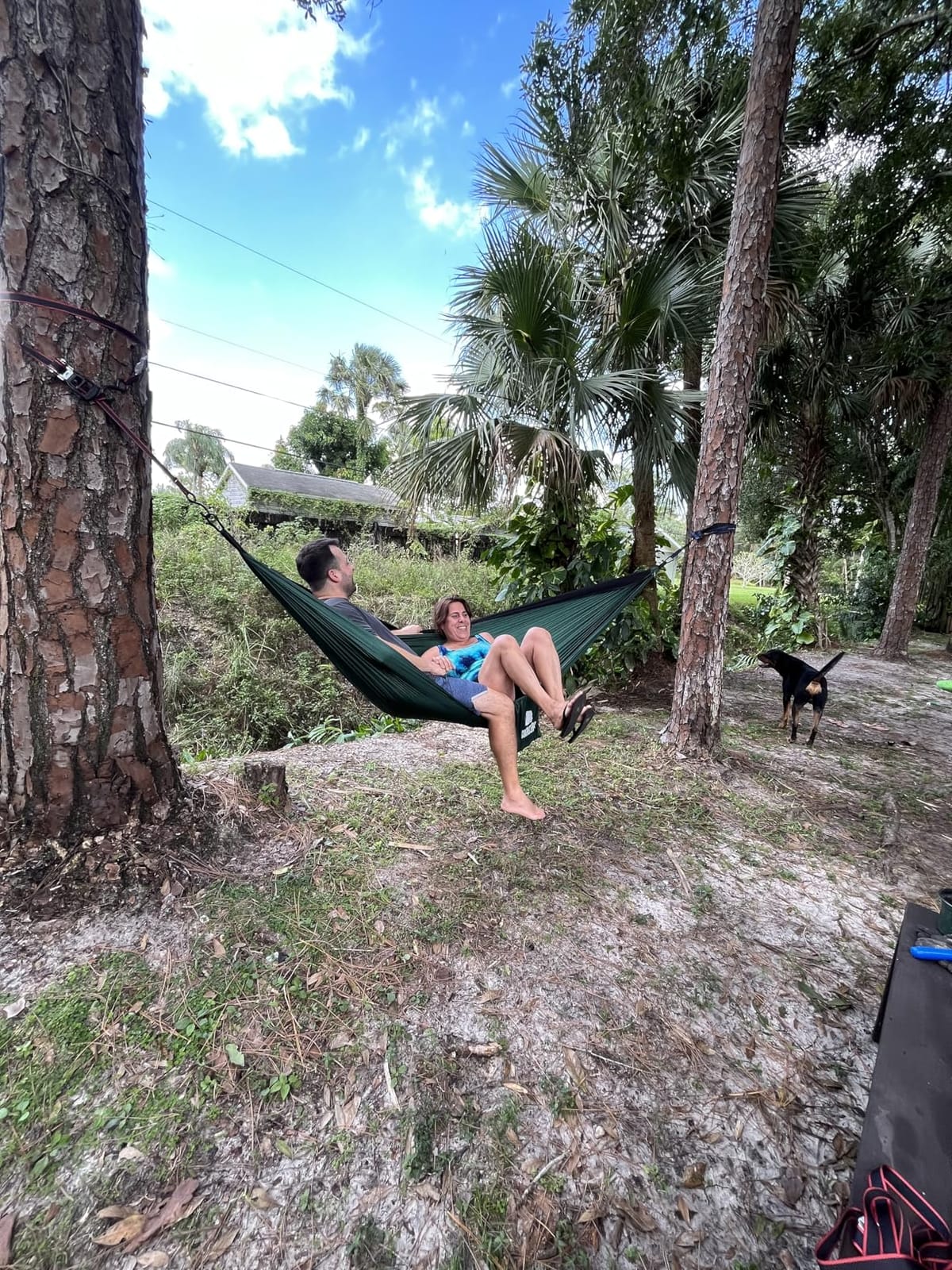 Covacure Camping Hammock, 772 lbs Capacity Double Hammock - Black | Lightweight Hammocks with Tree Straps & Carry Bag, Durable Parachute Nylon, Portable for Hiking, Backyard, Travel, Beach customer photo 2
