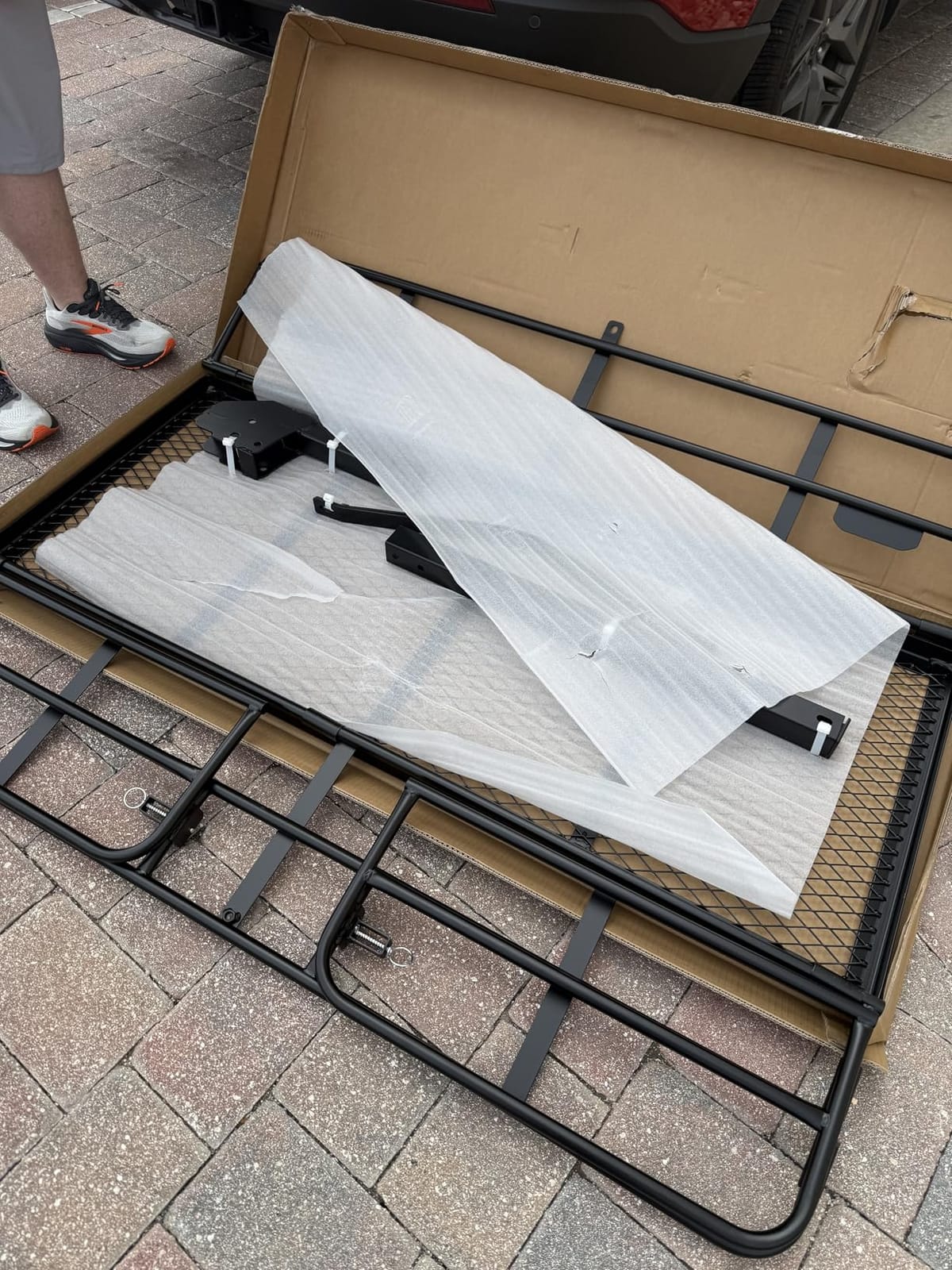 500 Lbs Heavy Duty Hitch Mount Cargo Carrier 60