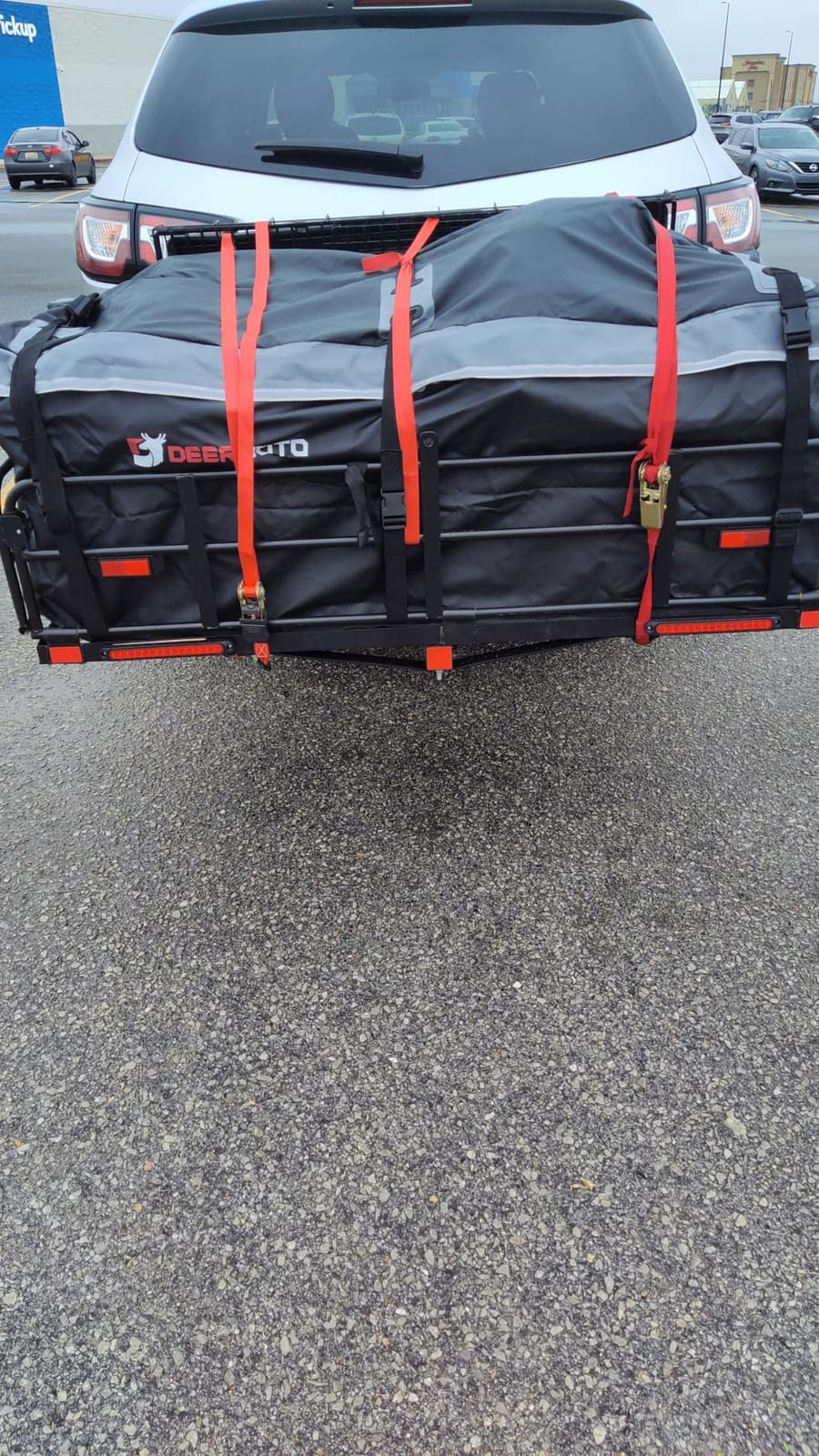 500 Lbs Heavy Duty Hitch Mount Cargo Carrier 60