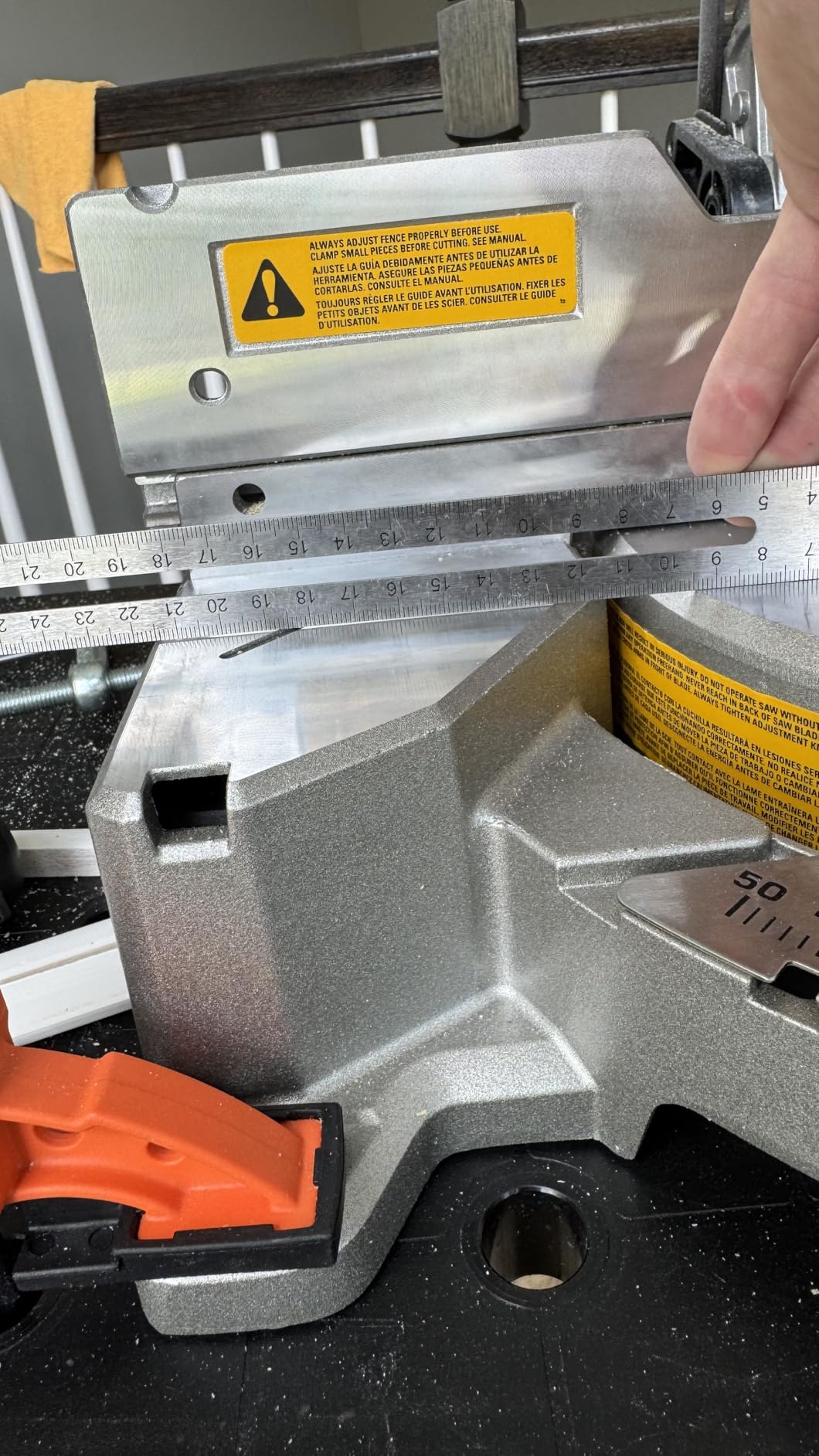DEWALT Miter Saw, Single Bevel, Compound, 10-Inch, 15-Amp (DWS713) customer photo 1