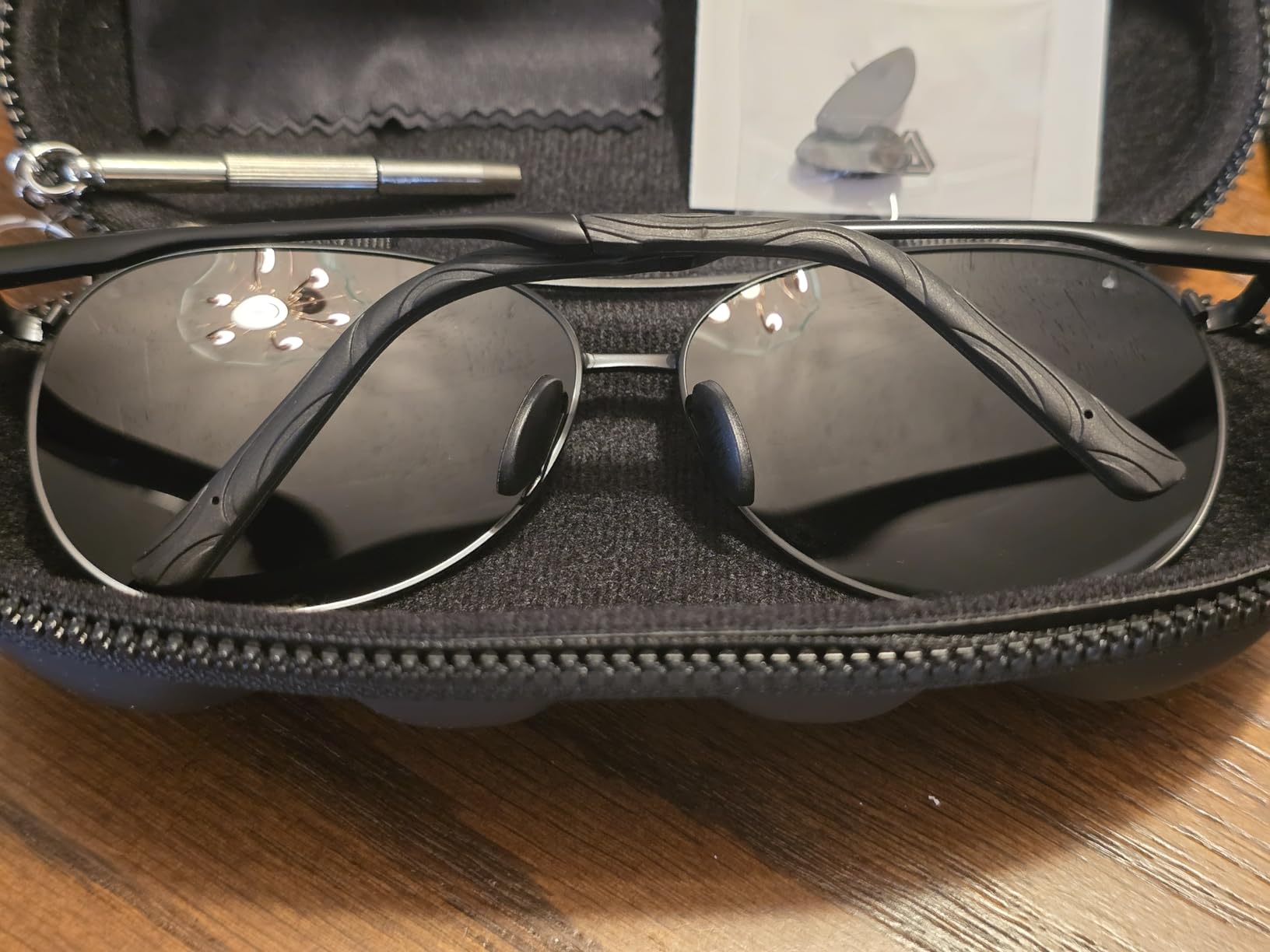 mxnx Aviator Sunglasses for Men Polarized Women Mens Outdoor Sun Glasses customer photo 1