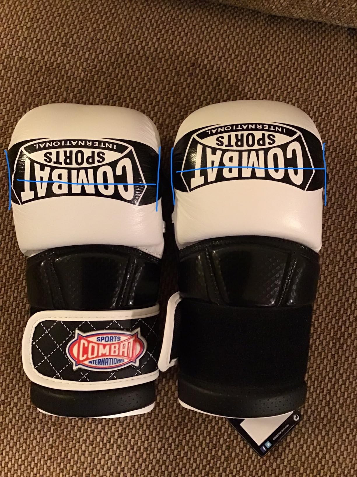 Fairtex FGV18 MMA Boxing Gloves, Leather Muay Thai Martial Arts Training | Full-grain hide with breathable mesh lining. Double-stitched wrist strap balances weight for bag drills and fitness routines customer photo 2
