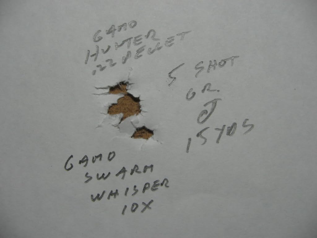 Gamo Swarm Whisper Break Barrel Pellet Air Rifle - 10-Rounds | 10-Shot System - Whisper-Quiet Shooting - Scope Included customer photo 1