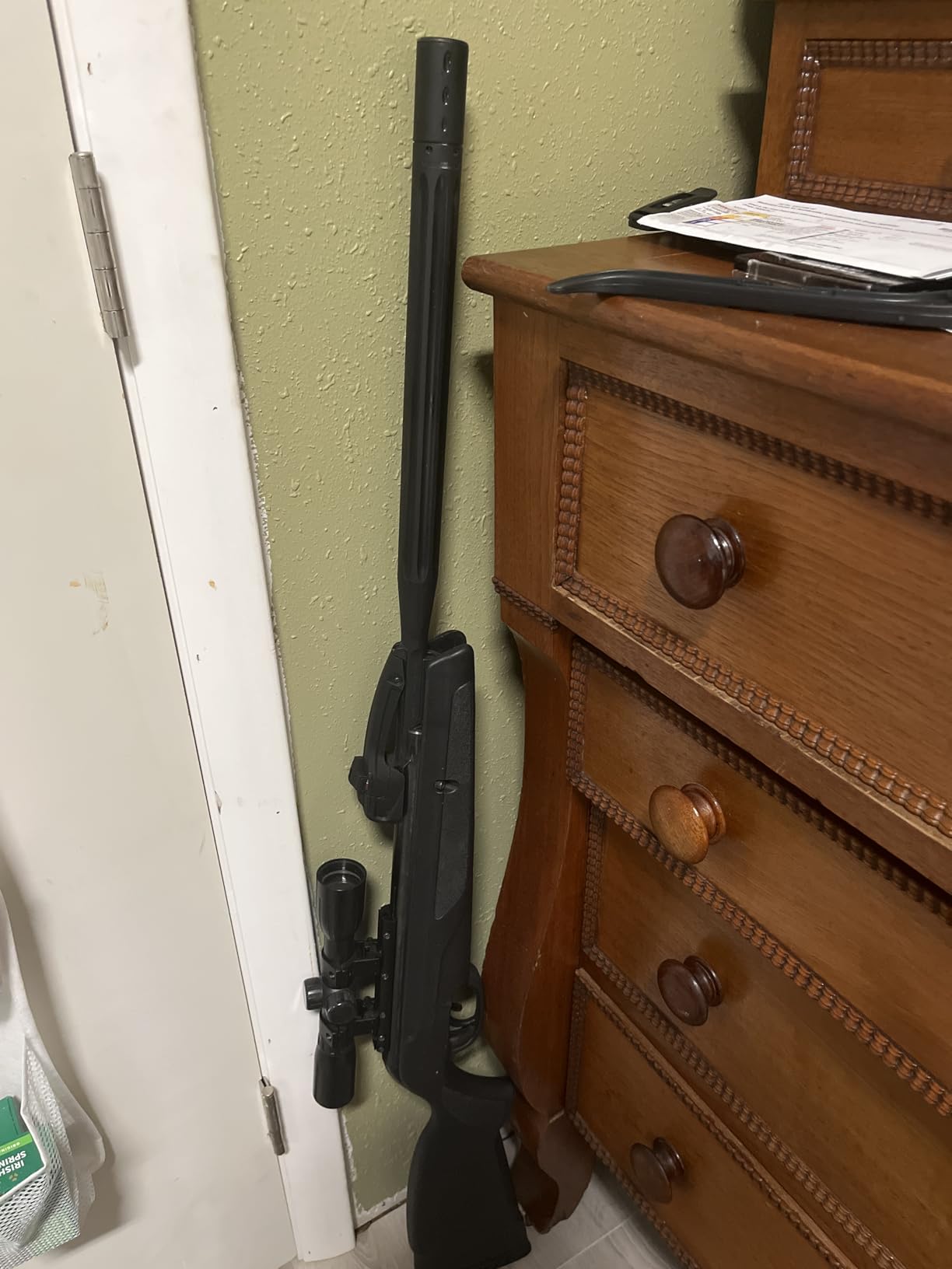 Gamo Swarm Whisper Break Barrel Pellet Air Rifle - 10-Rounds | 10-Shot System - Whisper-Quiet Shooting - Scope Included customer photo 2