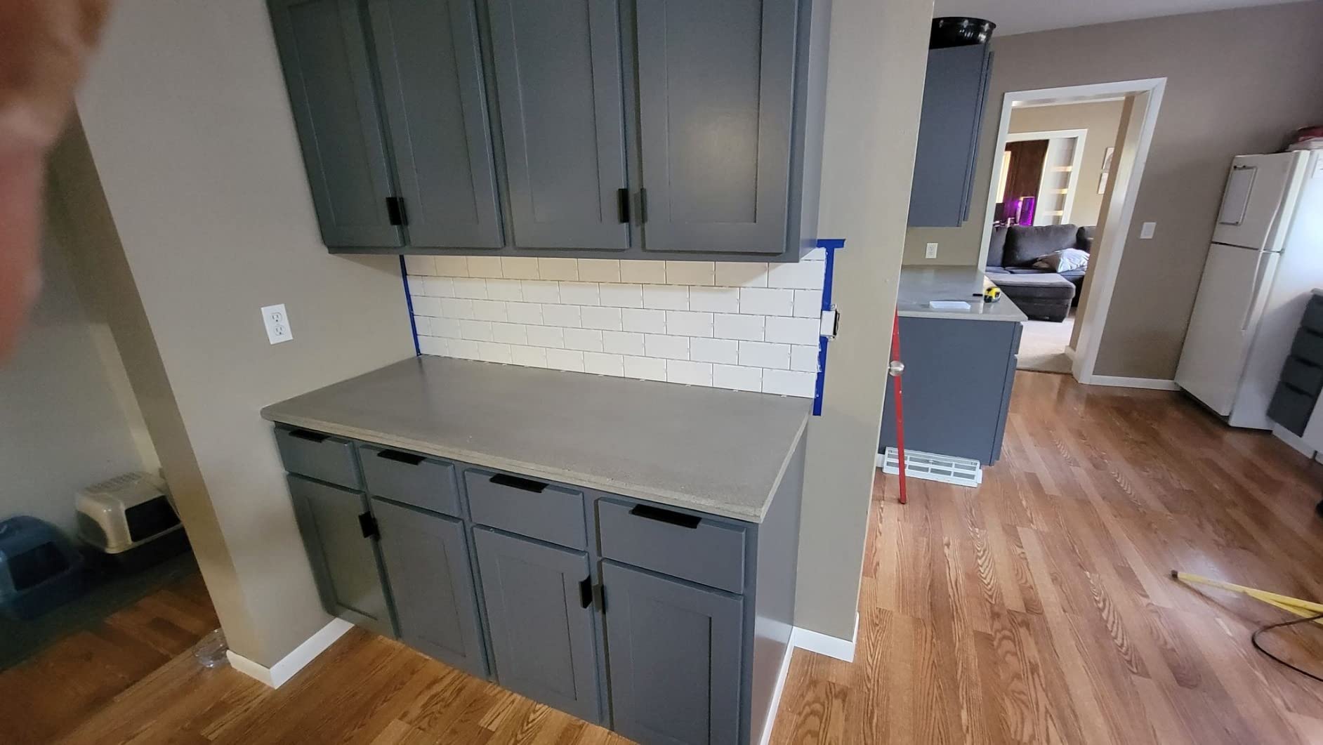 White Glossy Ceramic Subway Tile 3x6 Wall Backsplash Made in USA (Full Box 100 Pieces) customer photo 2