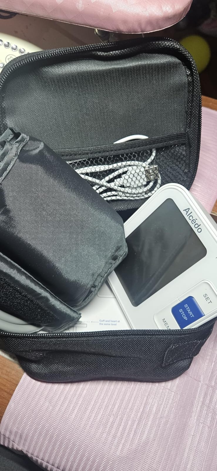 Alcedo Blood Pressure Monitor for Home Use, Automatic Digital BP Machine with Large Cuff for Upper Arm, LCD Screen, 2x120 Memory, Talking Function customer photo 1