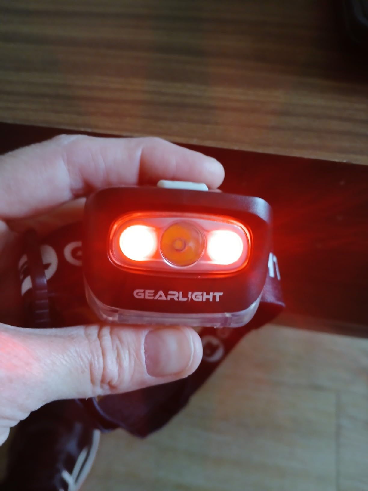 LED Headlamp 2-pack Battery Powered (AAA) | Head Lamp for Running Hunting Camping Fishing Hiking with Red Light customer photo 2